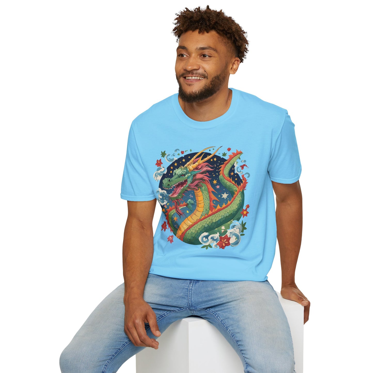 Dragon T Shirt, Dragon Shirt, Shirt with Animals, Animal Shirt