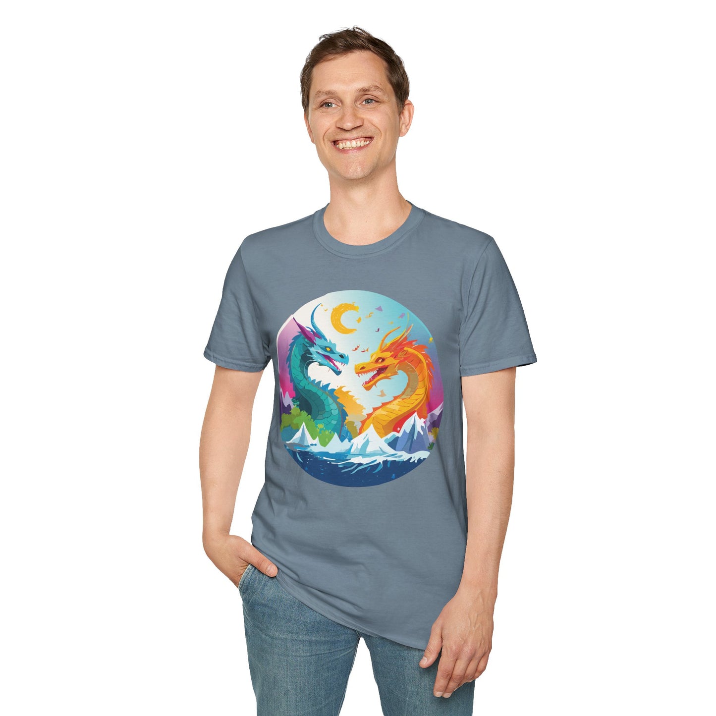 Dragon T Shirt, Dragon Shirt, Shirt with Animals, Animal Shirt