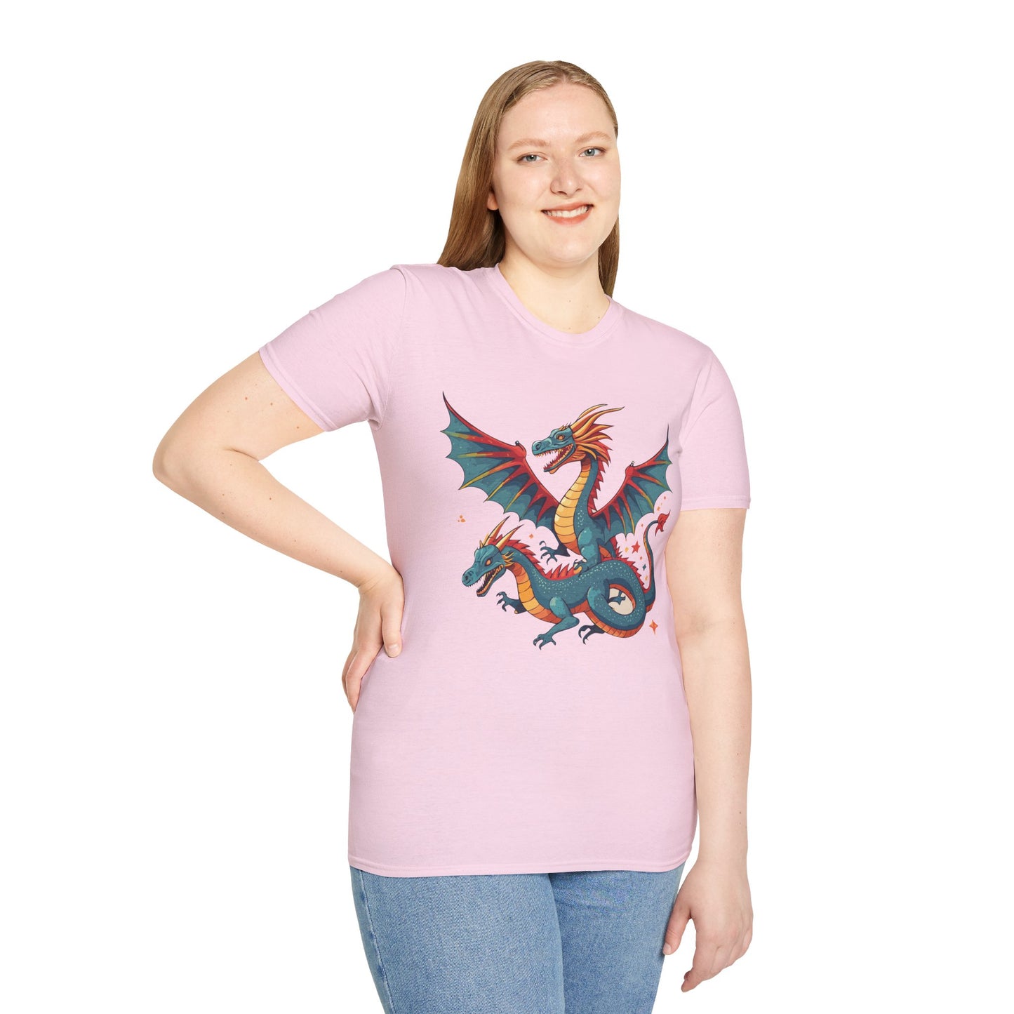Dragon T Shirt, Dragon Shirt, Shirt with Animals, Animal Shirt