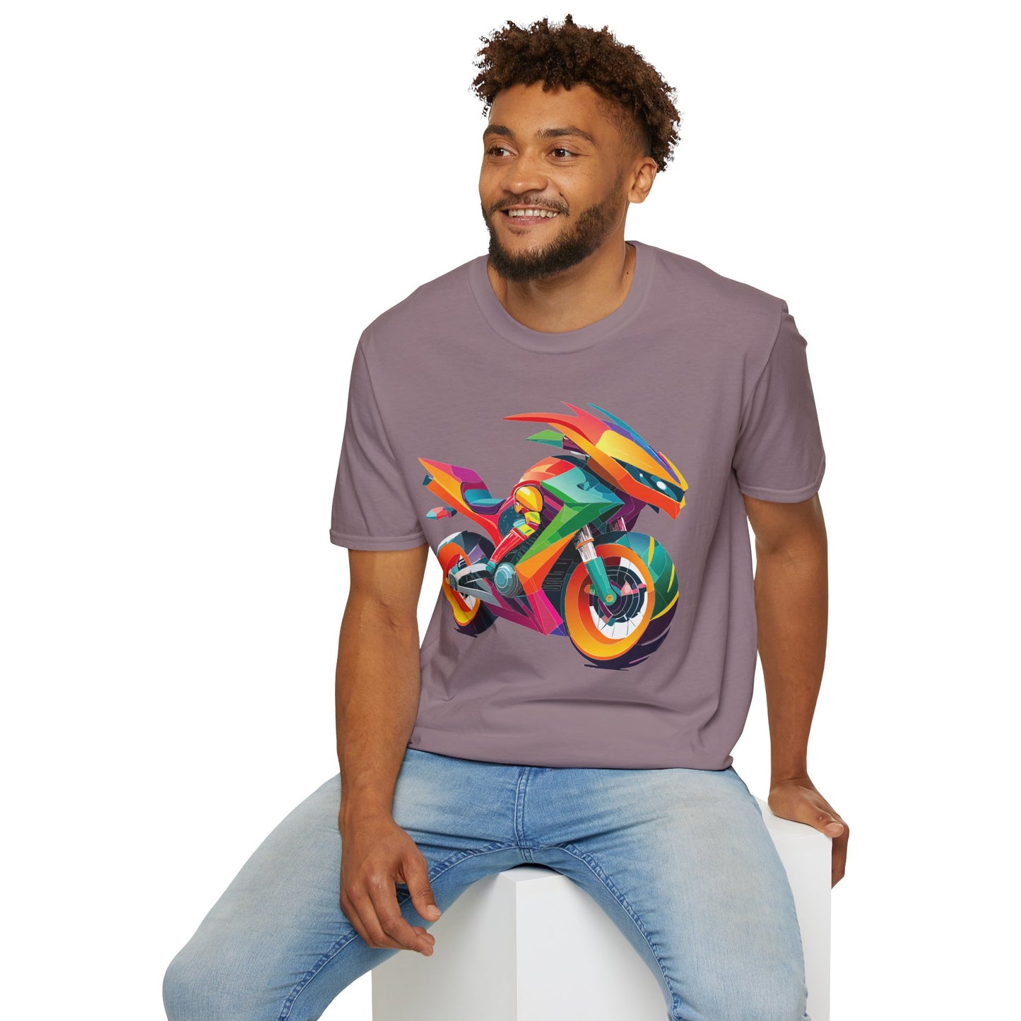 Bike T Shirt, Moto Shirt, Shirt with Motorcycle, MTB T Shirts
