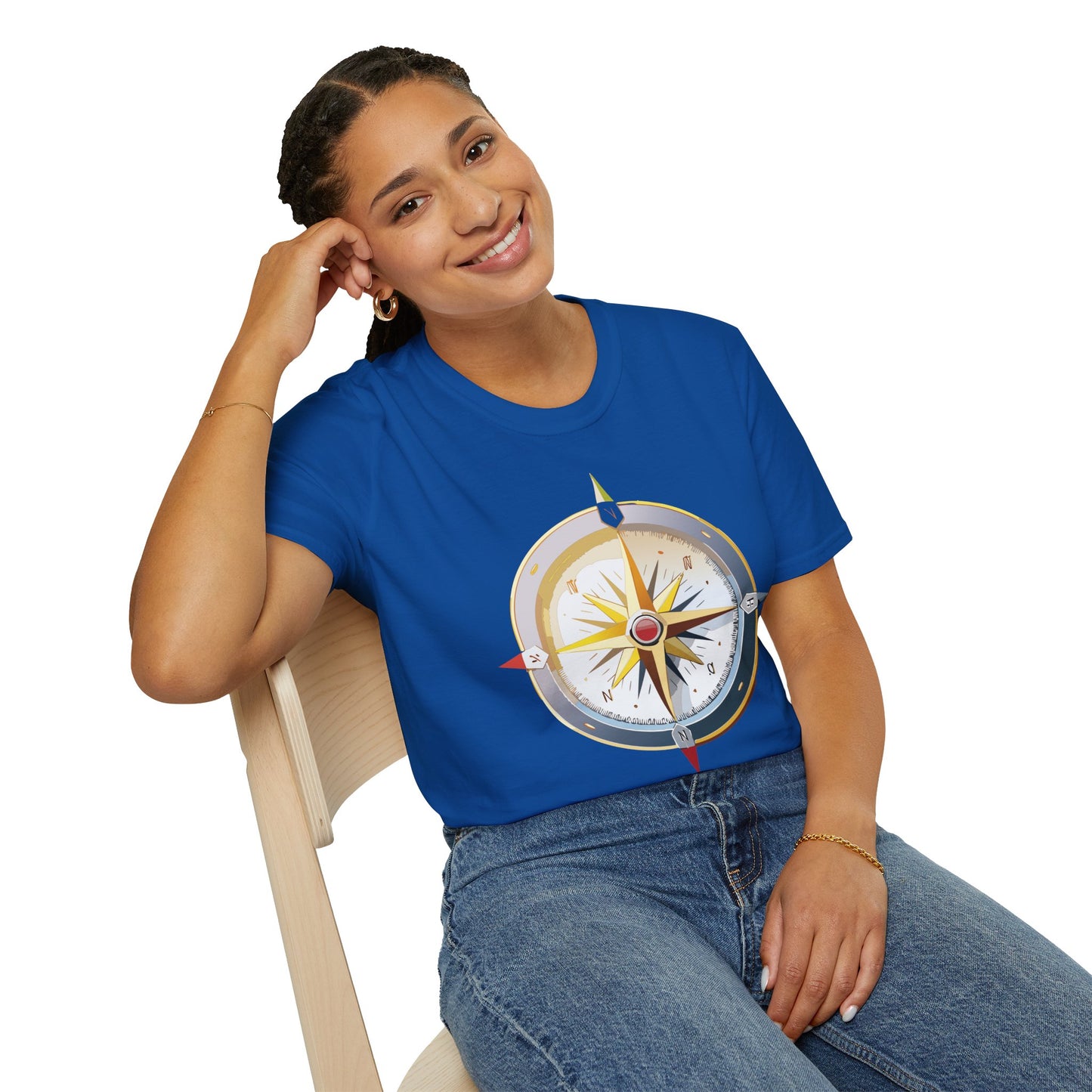 Compass T Shirt, Compass Shirt, Shirt with Compass, Navigator Shirt