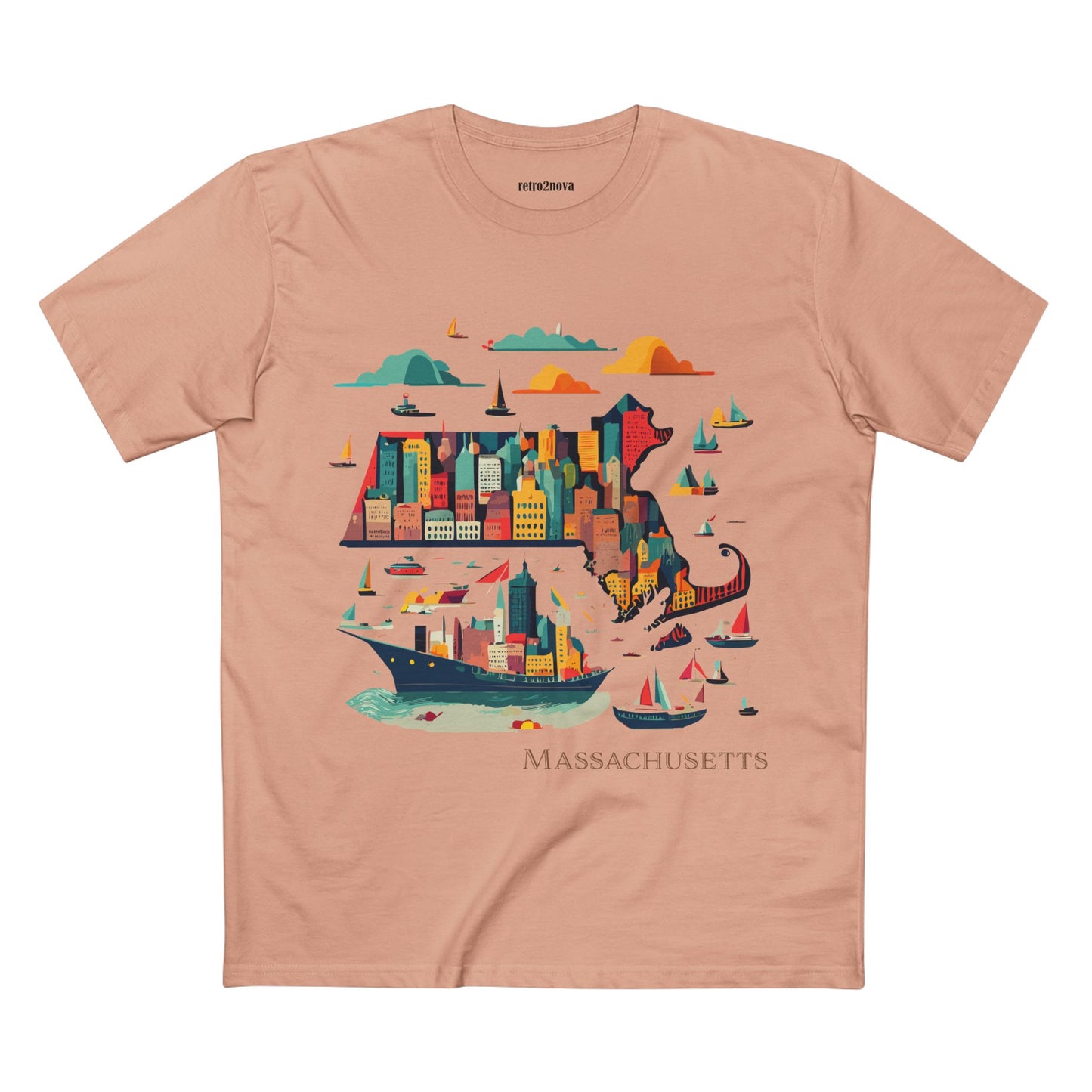 US State Shirts, Massachusetts Shirt