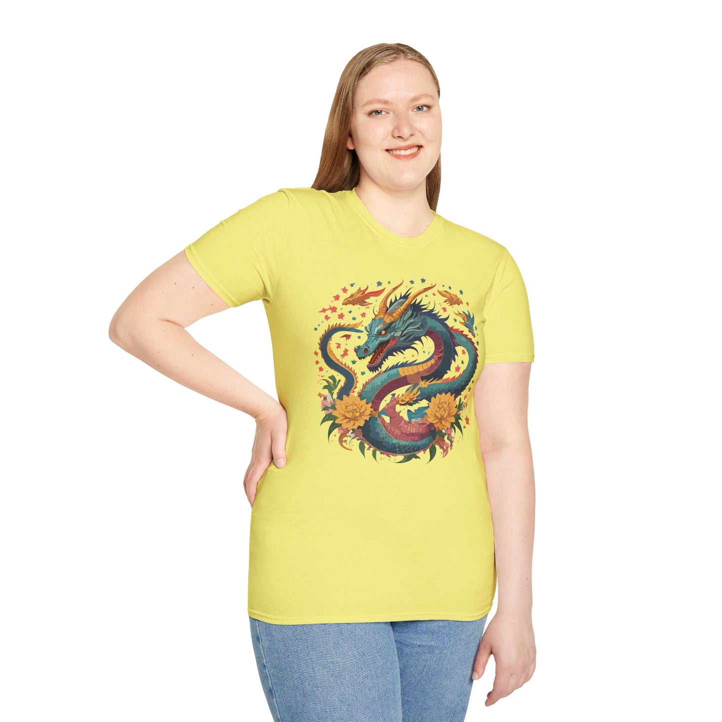 Dragon T Shirt, Dragon Shirt, Shirt with Animals, Animal Shirt
