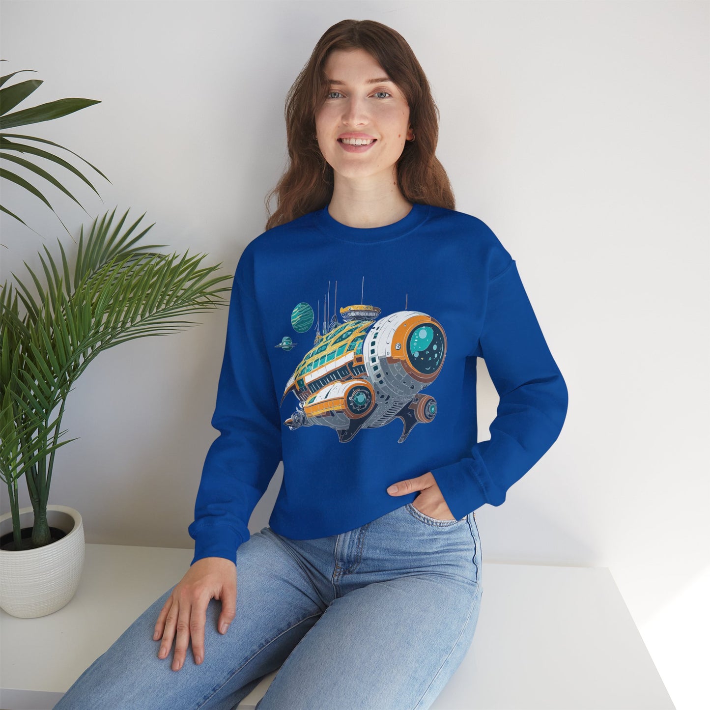 Space Shuttle Sweatshirt, Cosmic Sweatshirt, Astronaut Sweatshirt, Space Cosmic Sweatshirt