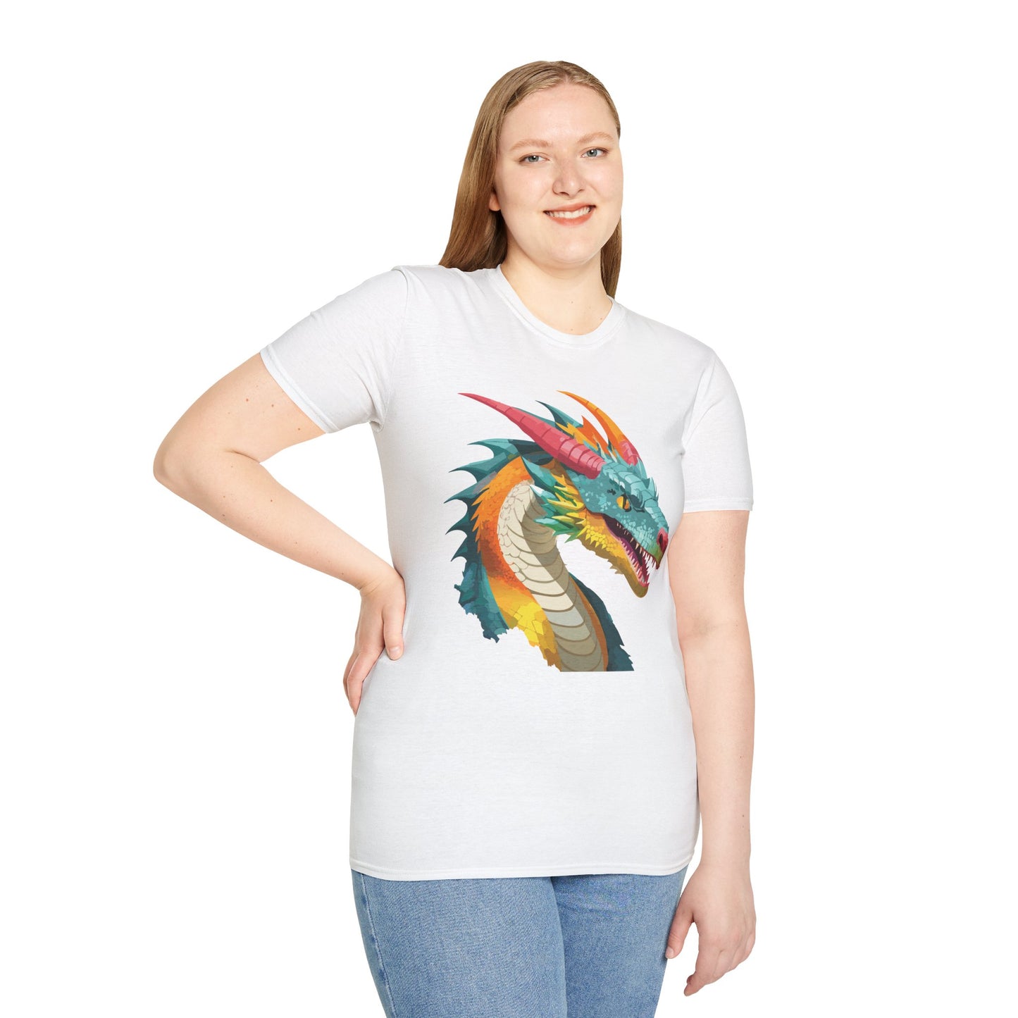 Dragon T Shirt, Dragon Shirt, Shirt with Animals, Animal Shirt