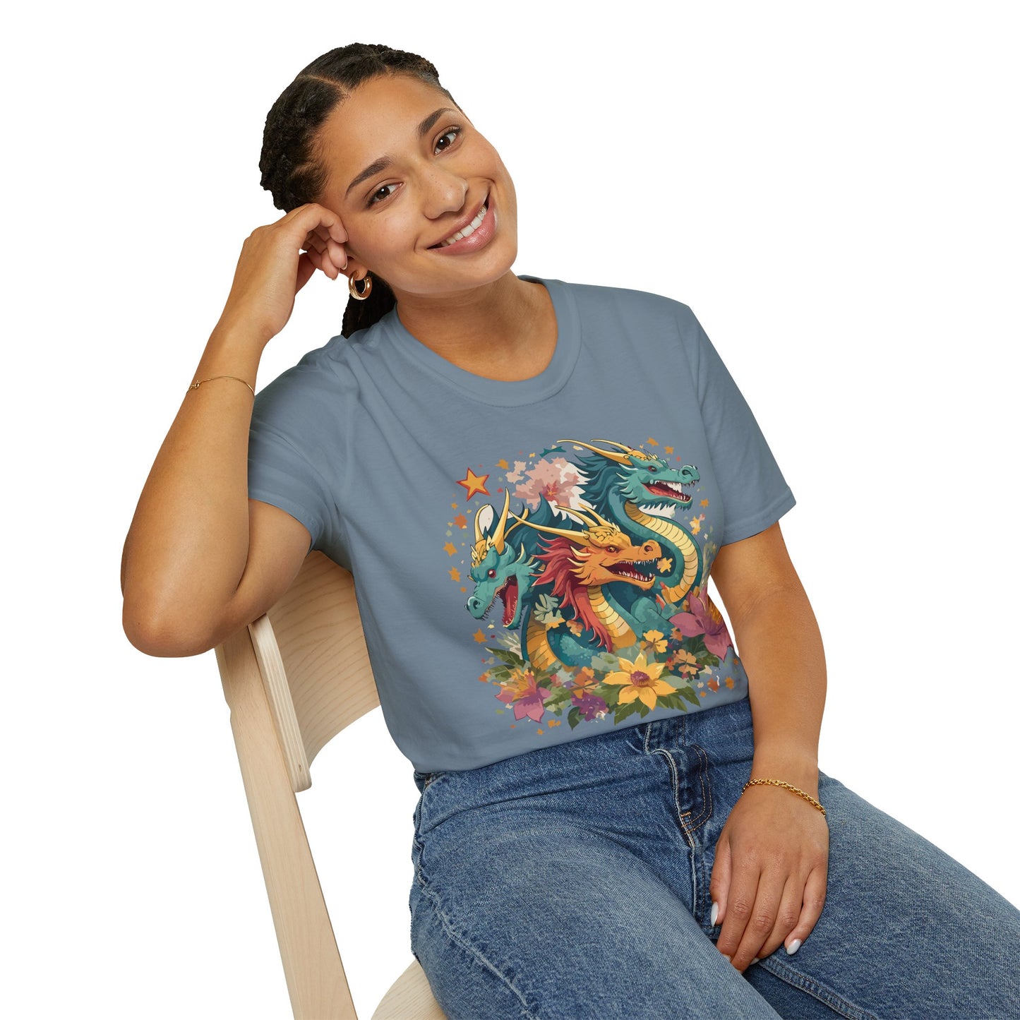 Dragon T Shirt, Dragon Shirt, Shirt with Animals, Animal Shirt