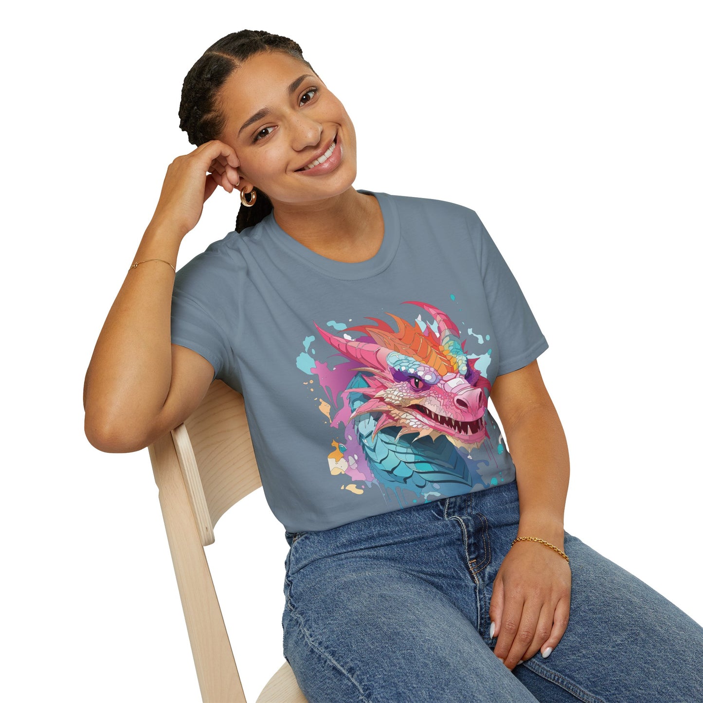 Dragon T Shirt, Dragon Shirt, Shirt with Animals, Animal Shirt