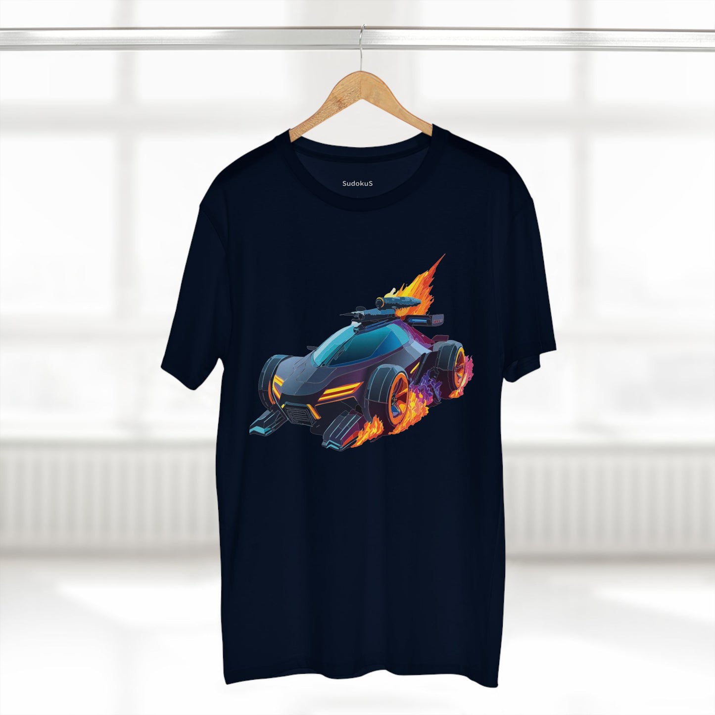 Unisex Car Shirt Hot Wheels Tee Premium Cotton With Unique Art Design For Everyday Wear