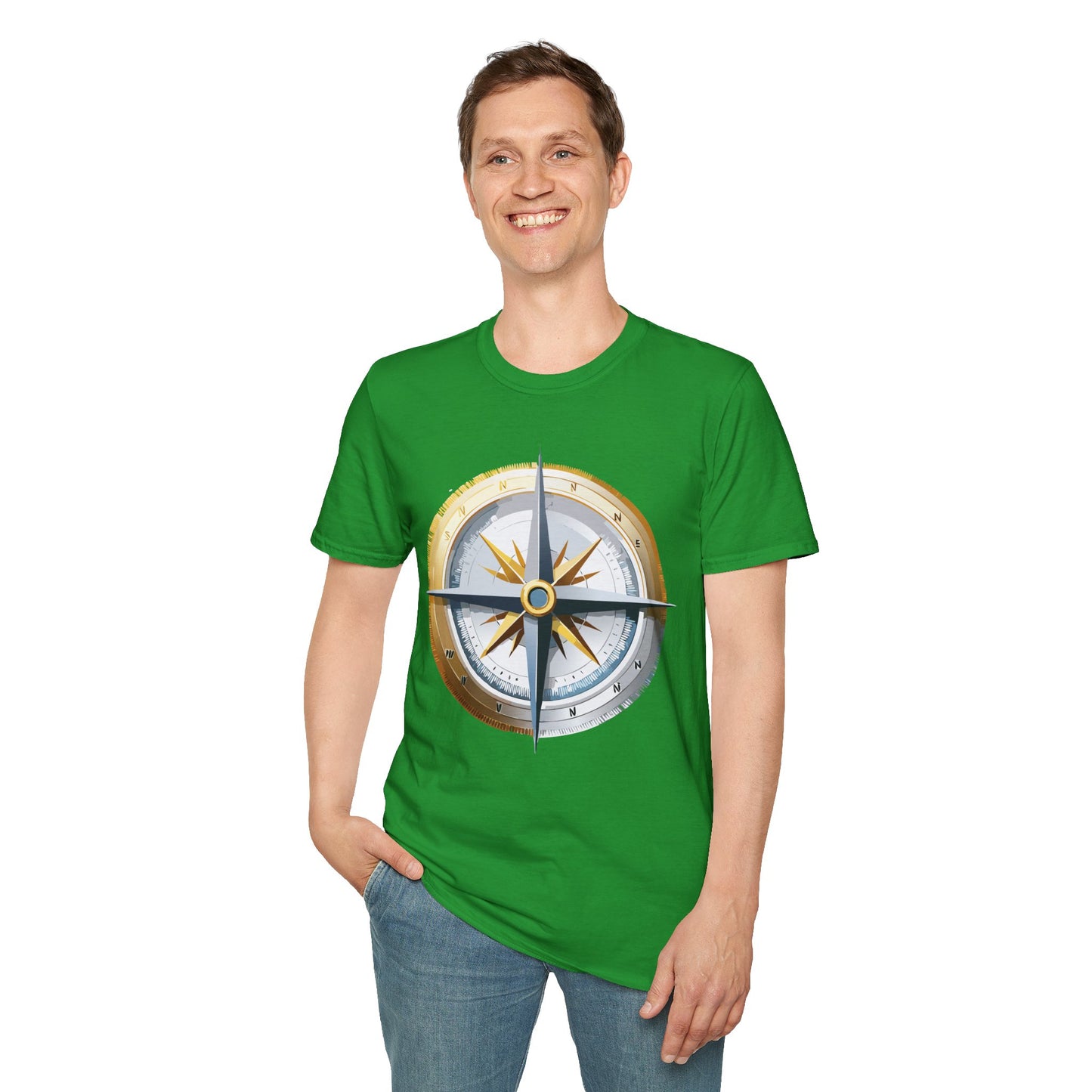 Compass T Shirt, Compass Shirt, Shirt with Compass, Navigator Shirt