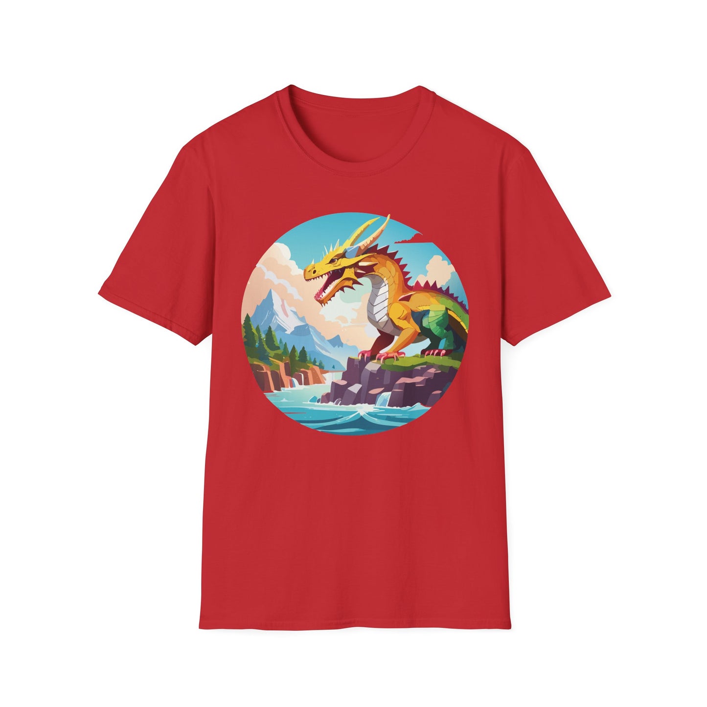 Dragon T Shirt, Dragon Shirt, Shirt with Animals, Animal Shirt