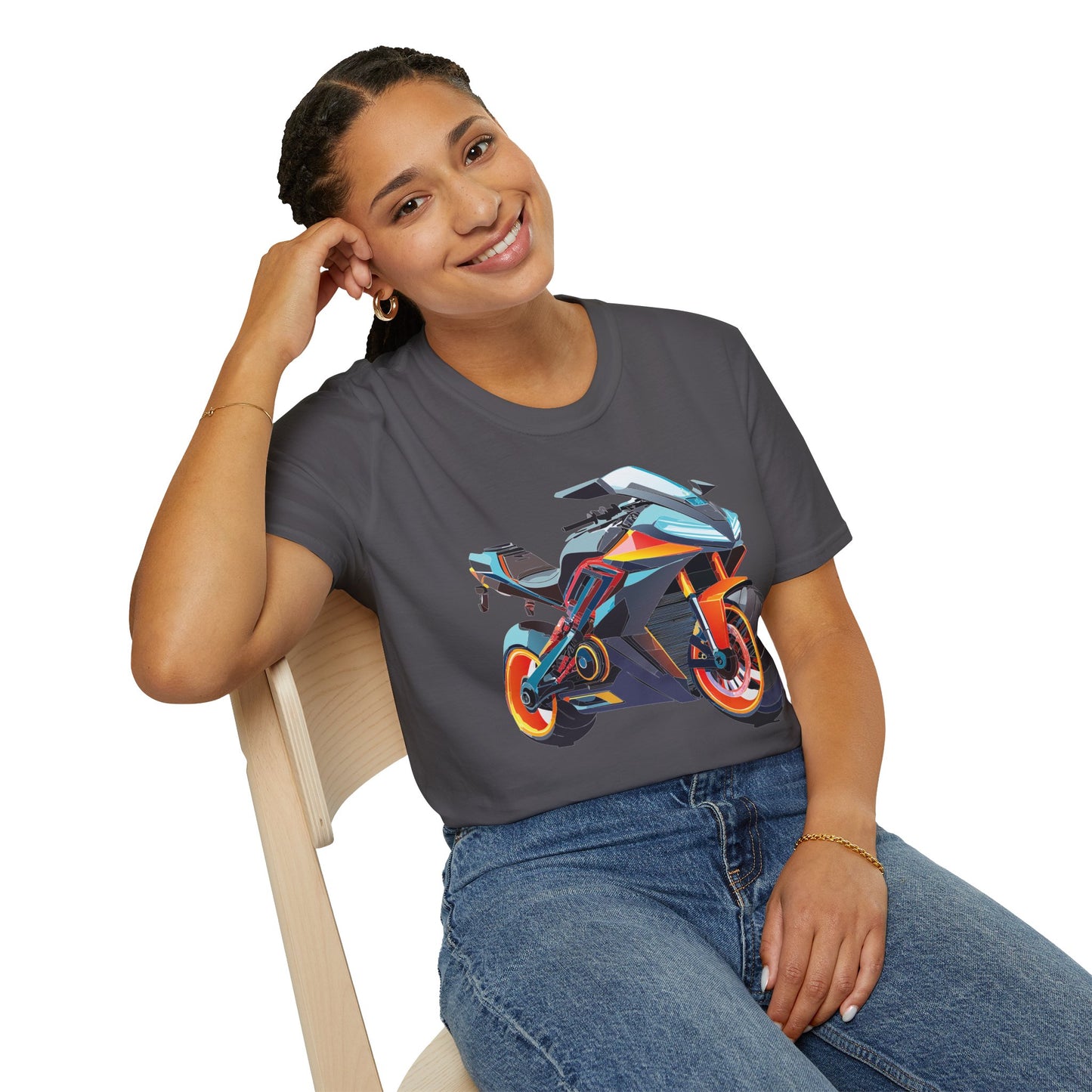 Bike T Shirt, Moto Shirt, Shirt with Motorcycle, MTB T Shirts
