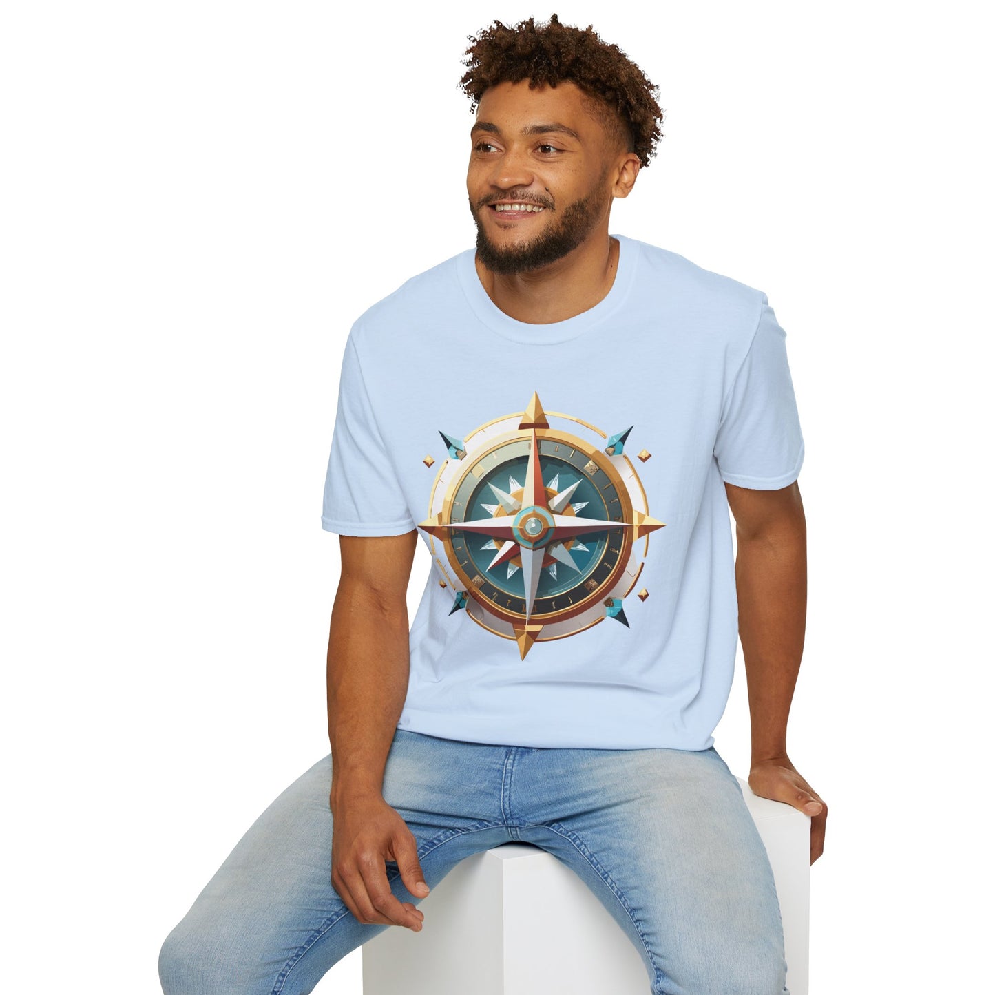 Compass T Shirt, Compass Shirt, Shirt with Compass, Navigator Shirt