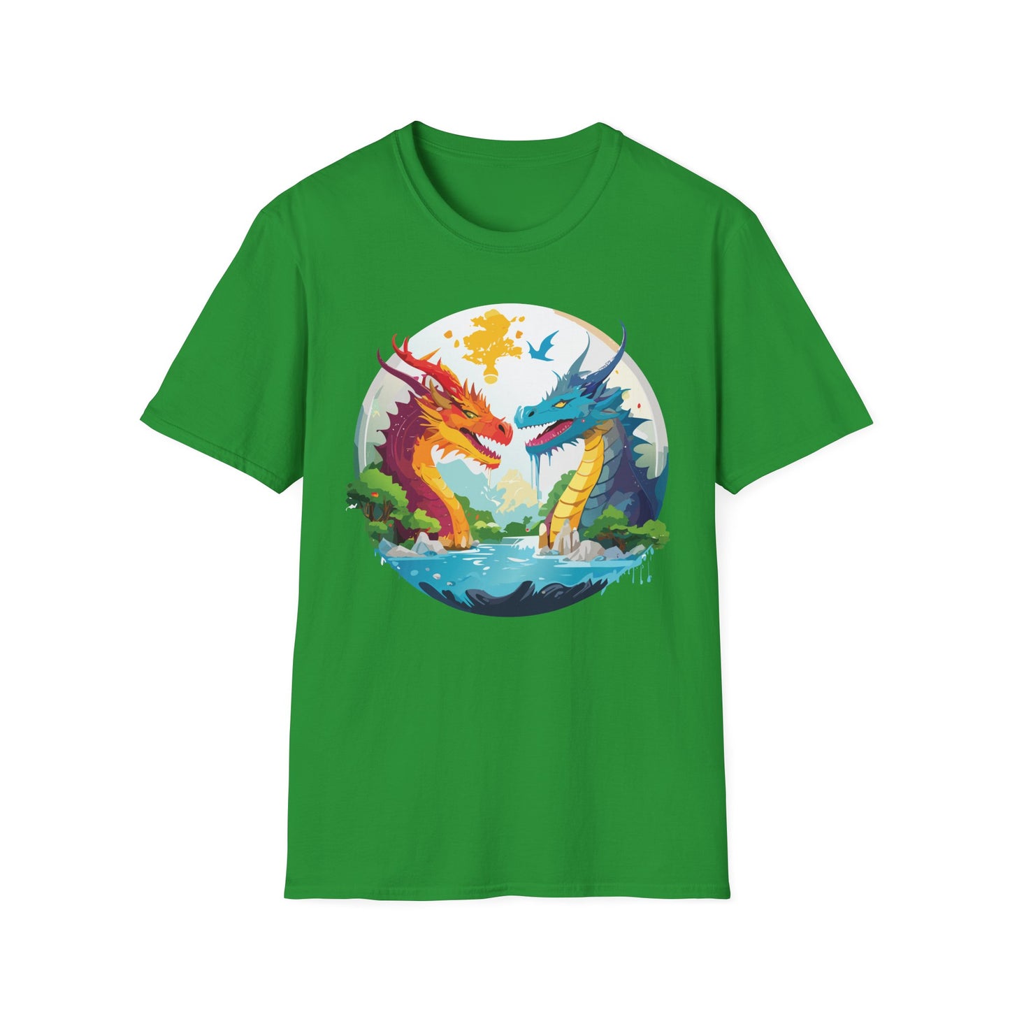 Dragon T Shirt, Dragon Shirt, Shirt with Animals, Animal Shirt