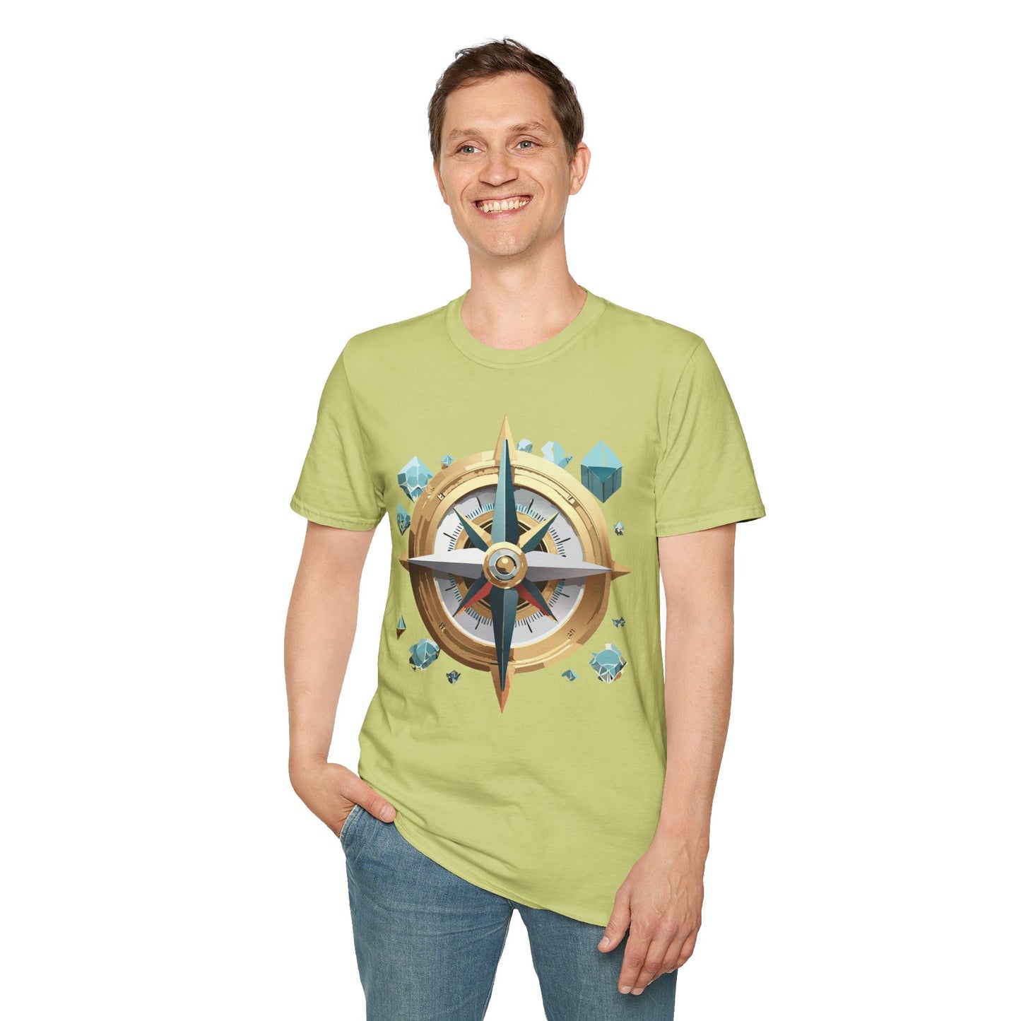 Compass T Shirt, Compass Shirt, Shirt with Compass, Navigator Shirt
