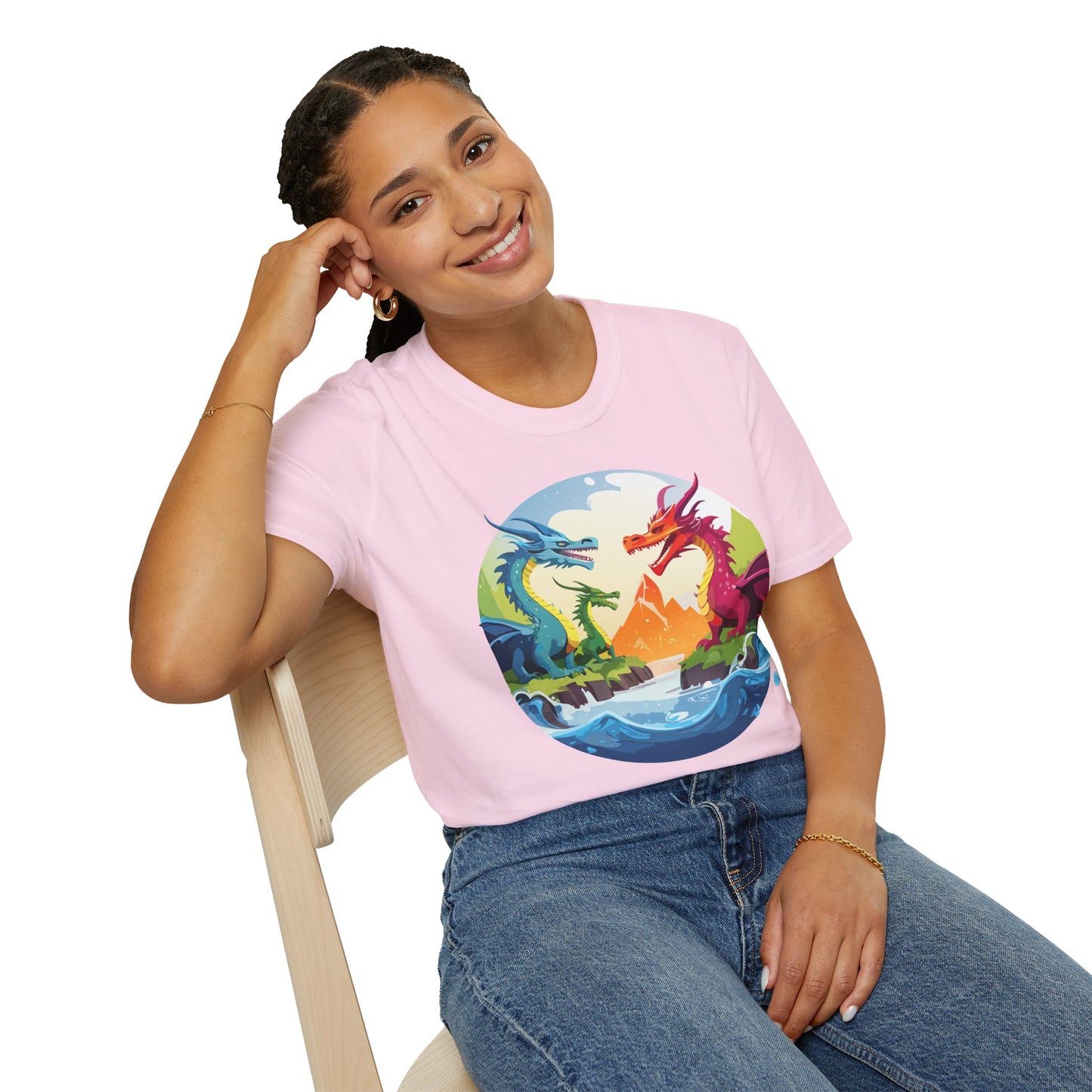 Dragon T Shirt, Dragon Shirt, Shirt with Animals, Animal Shirt