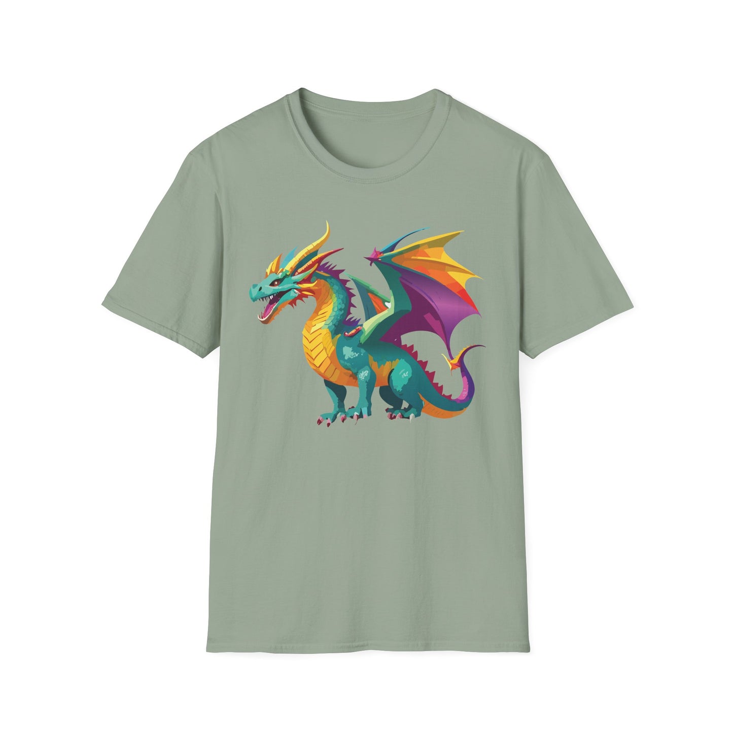 Dragon T Shirt, Dragon Shirt, Shirt with Animals, Animal Shirt
