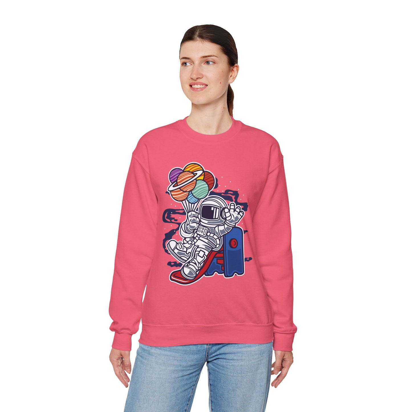 Space Shuttle Sweatshirt, Cosmic Sweatshirt, Astronaut Sweatshirt, Space Cosmic Sweatshirt