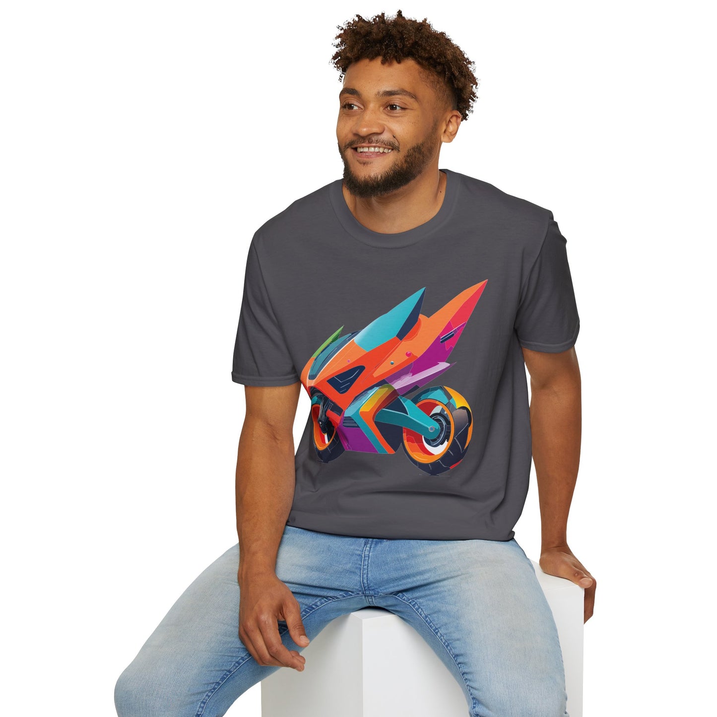 Bike T Shirt, Moto Shirt, Shirt with Motorcycle, MTB T Shirts