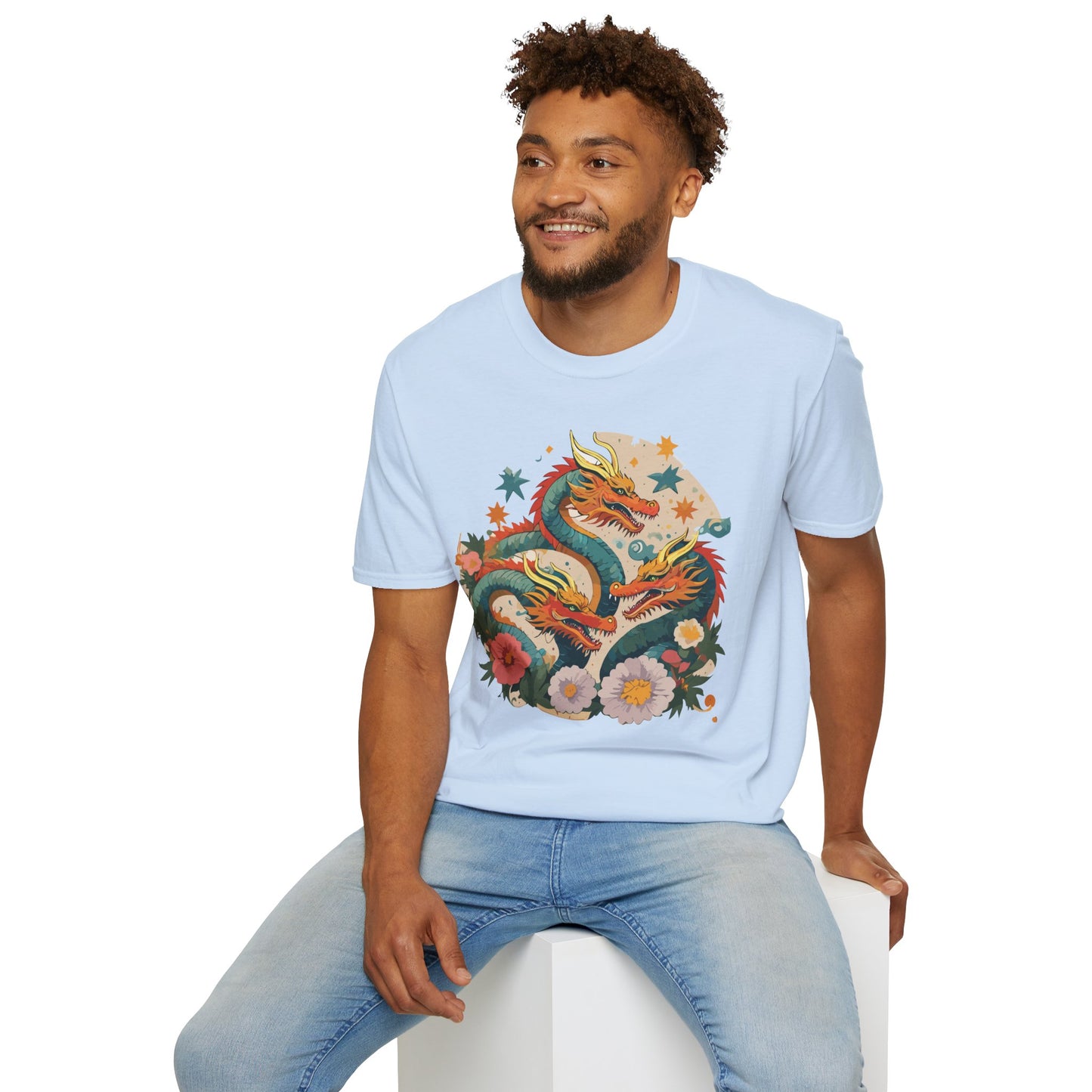 Dragon T Shirt, Dragon Shirt, Shirt with Animals, Animal Shirt
