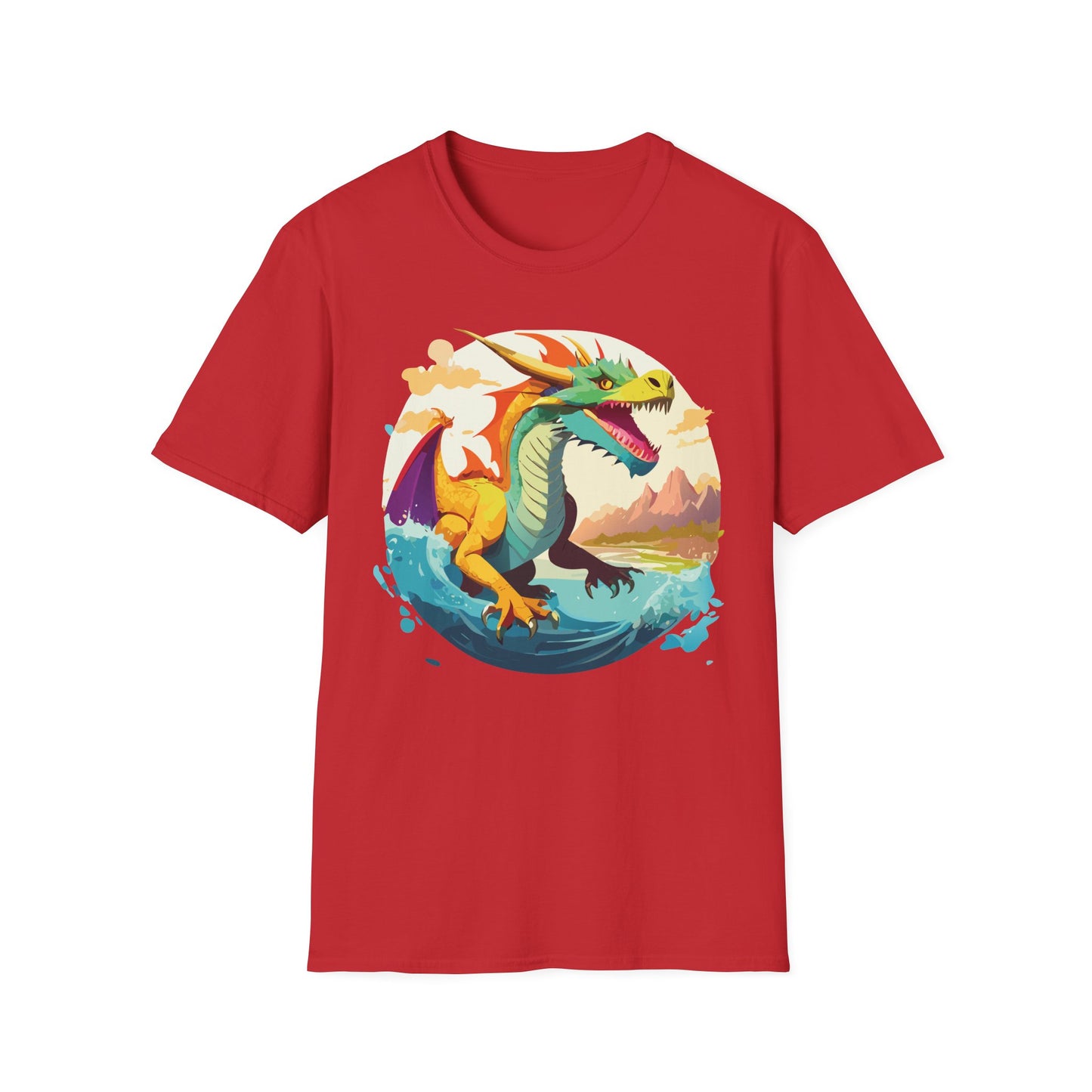 Dragon T Shirt, Dragon Shirt, Shirt with Animals, Animal Shirt