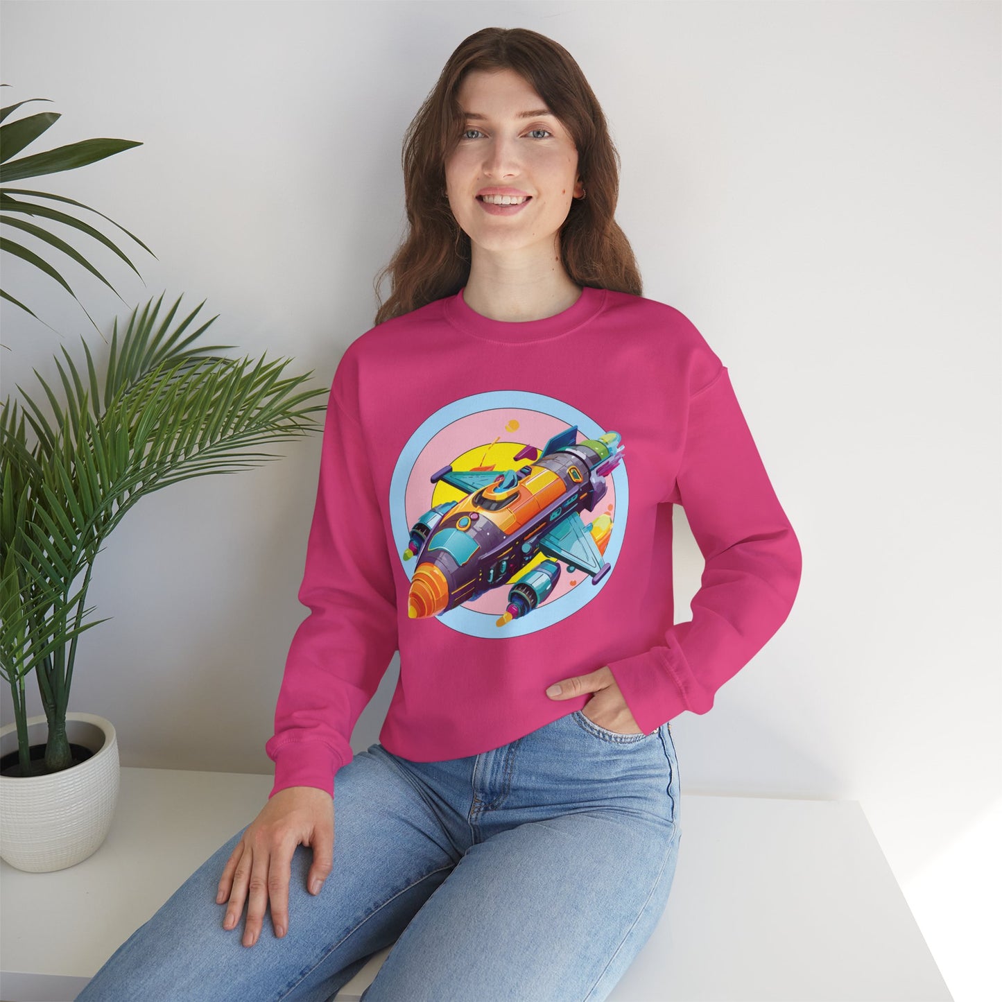 Space Shuttle Sweatshirt, Cosmic Sweatshirt, Astronaut Sweatshirt, Space Cosmic Sweatshirt