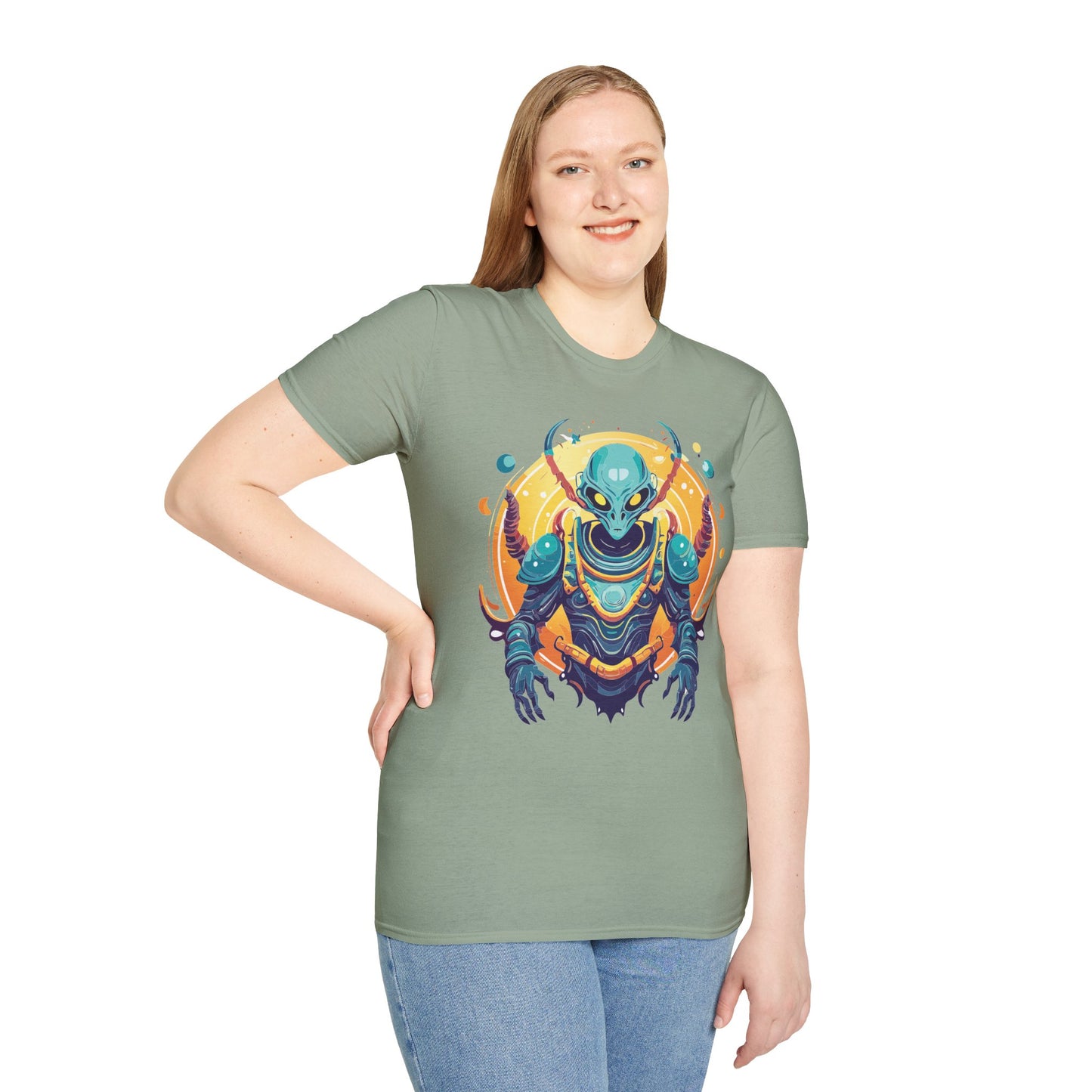 Alien T Shirt, Cosmos Shirt, Shirt with Aliens, Cosmo Shirts