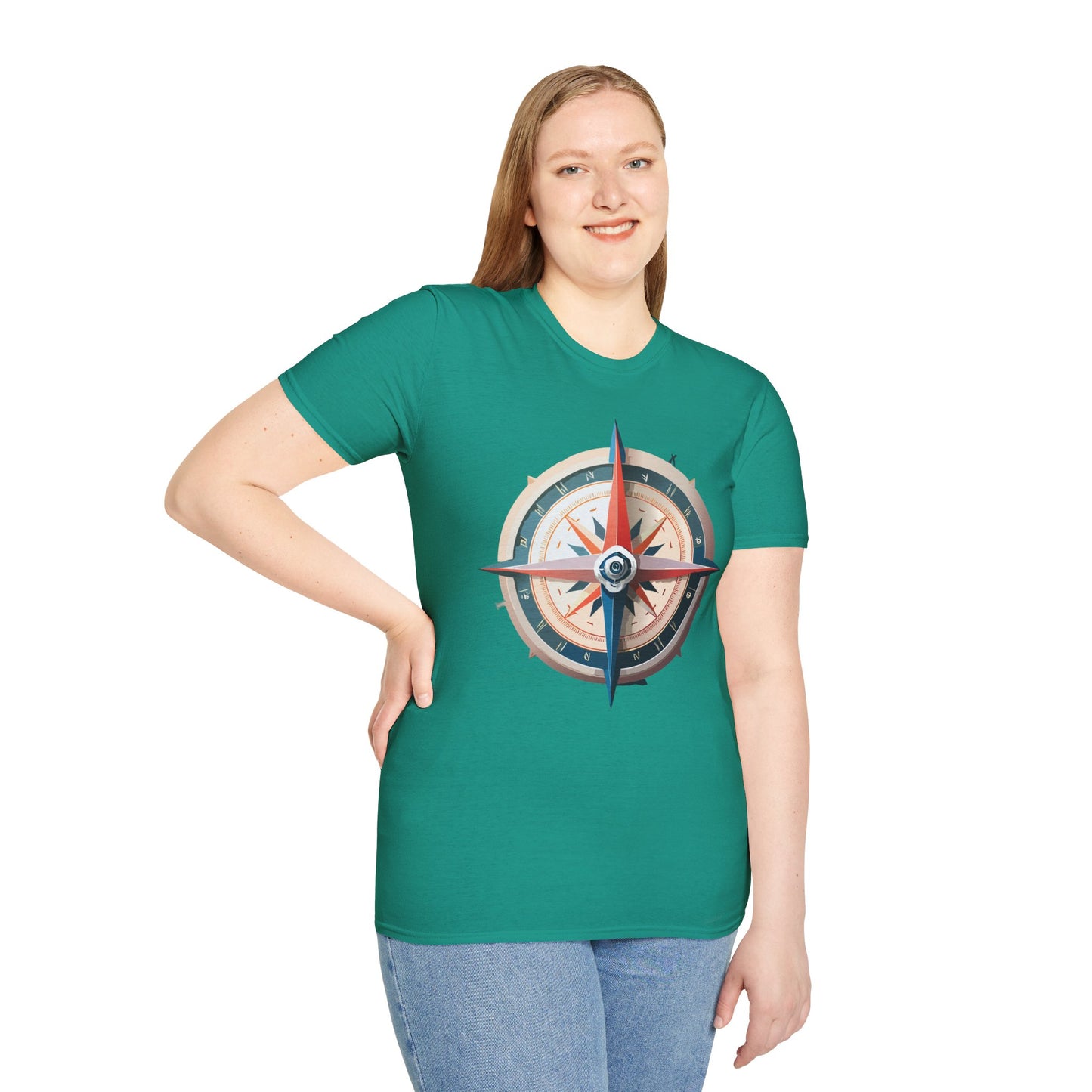 Compass T Shirt, Compass Shirt, Shirt with Compass, Navigator Shirt