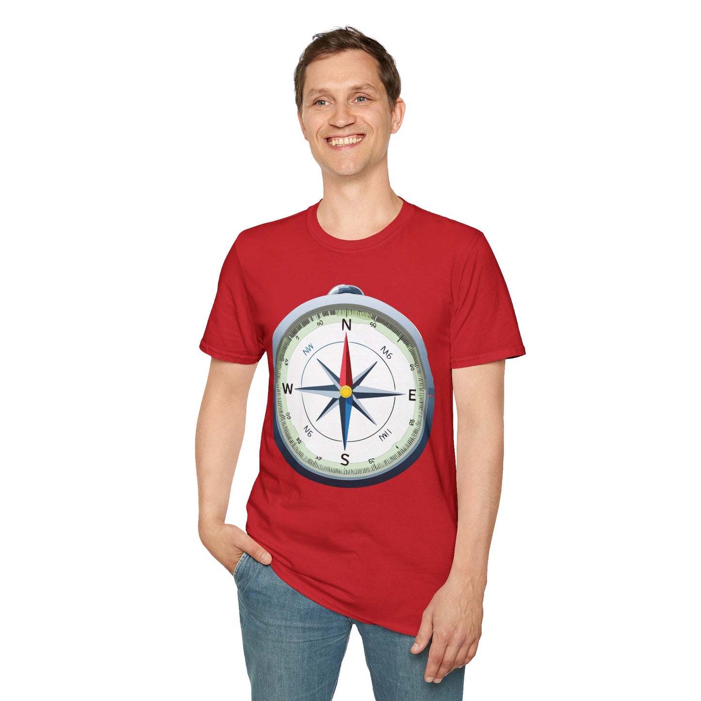 Compass T Shirt, Compass Shirt, Shirt with Compass, Navigator Shirt