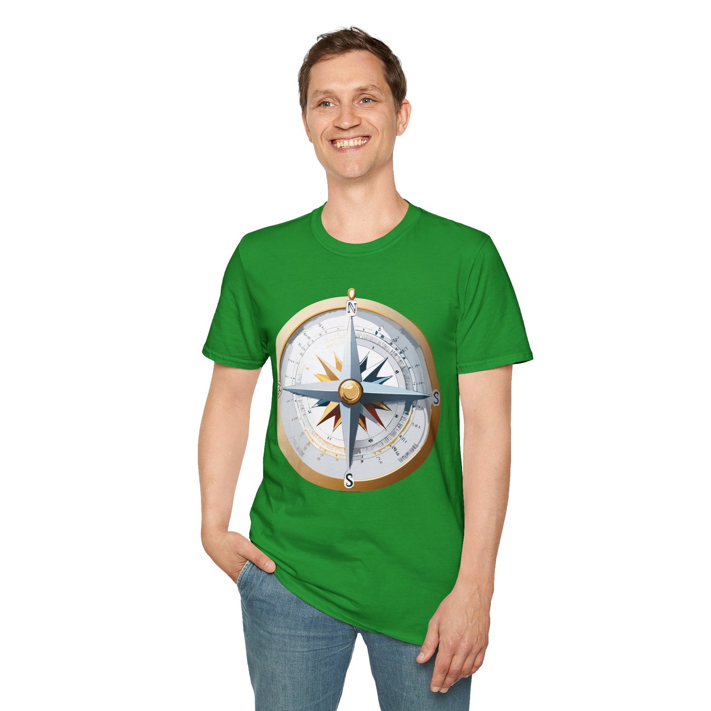 Compass T Shirt, Compass Shirt, Shirt with Compass, Navigator Shirt