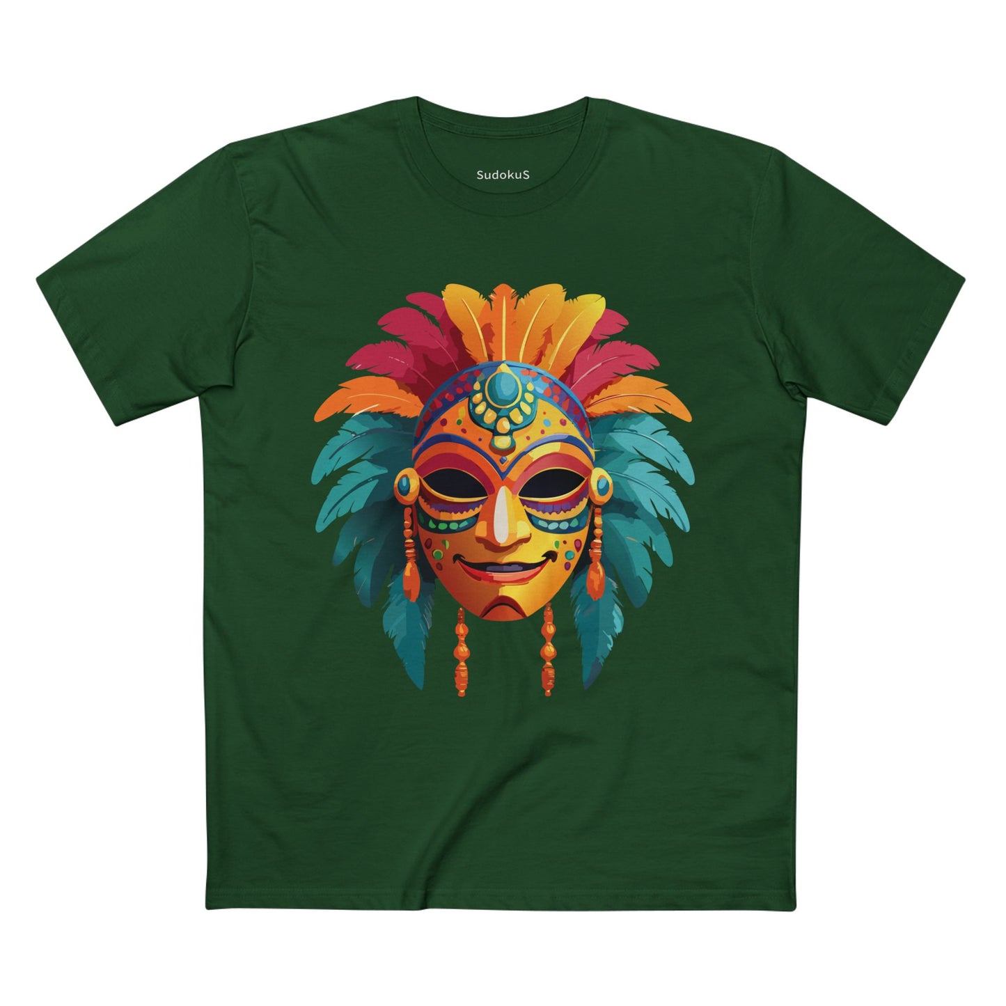 Mask Shirt, Shirt with Face - SudokuS