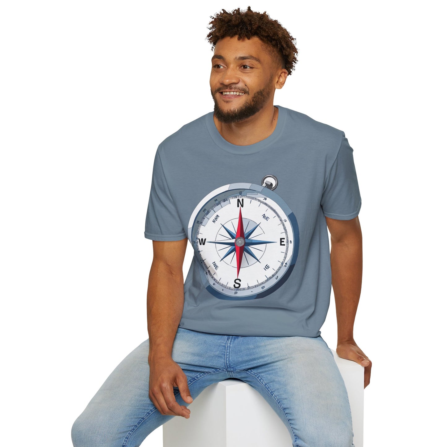 Compass T Shirt, Compass Shirt, Shirt with Compass, Navigator Shirt