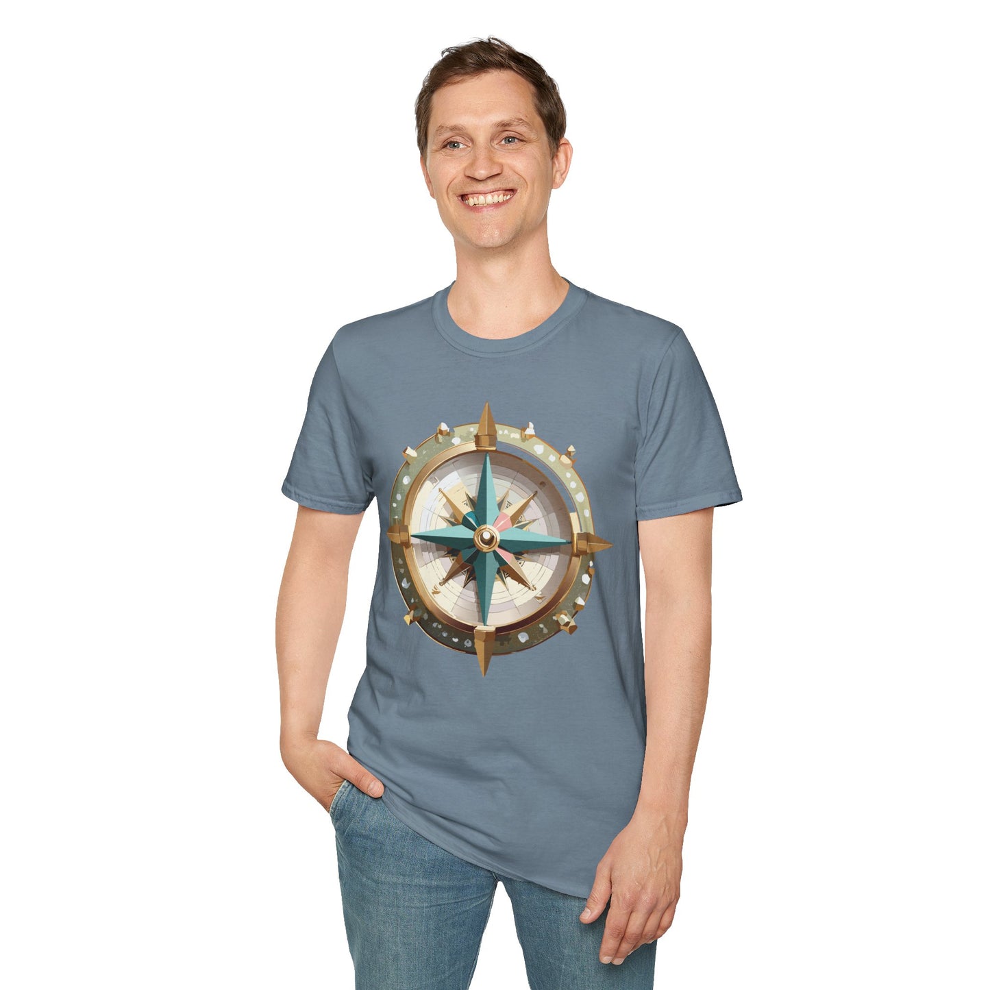Compass T Shirt, Compass Shirt, Shirt with Compass, Navigator Shirt