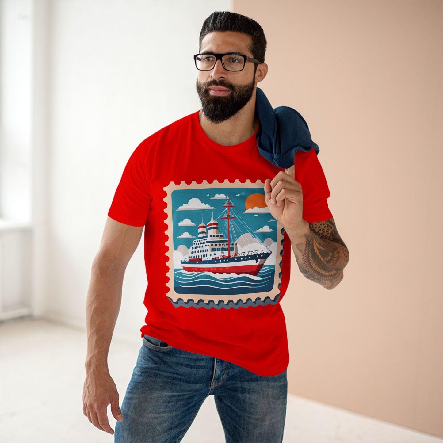 Stamp Shirt, Postage Stamp Shirt