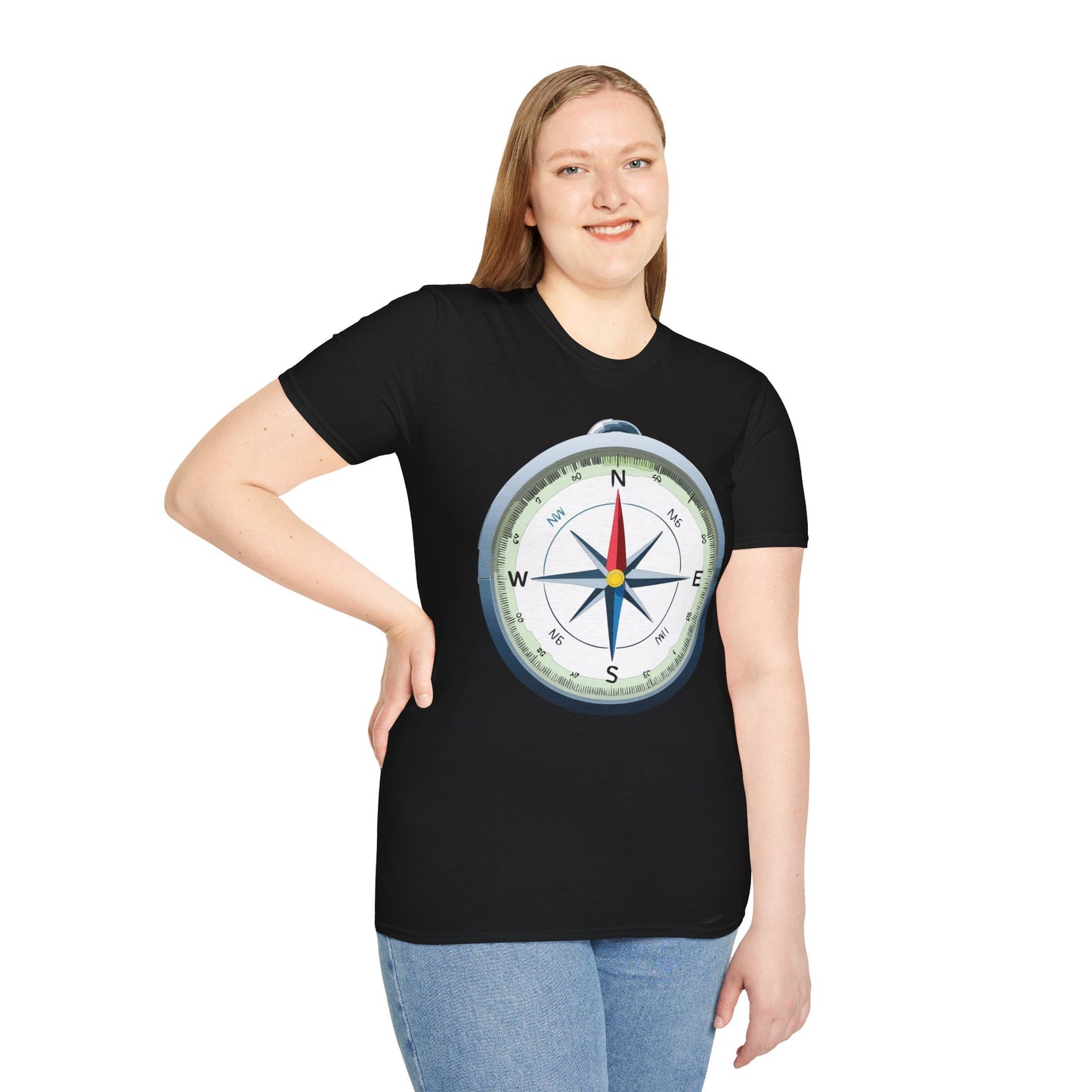 Compass T Shirt, Compass Shirt, Shirt with Compass, Navigator Shirt