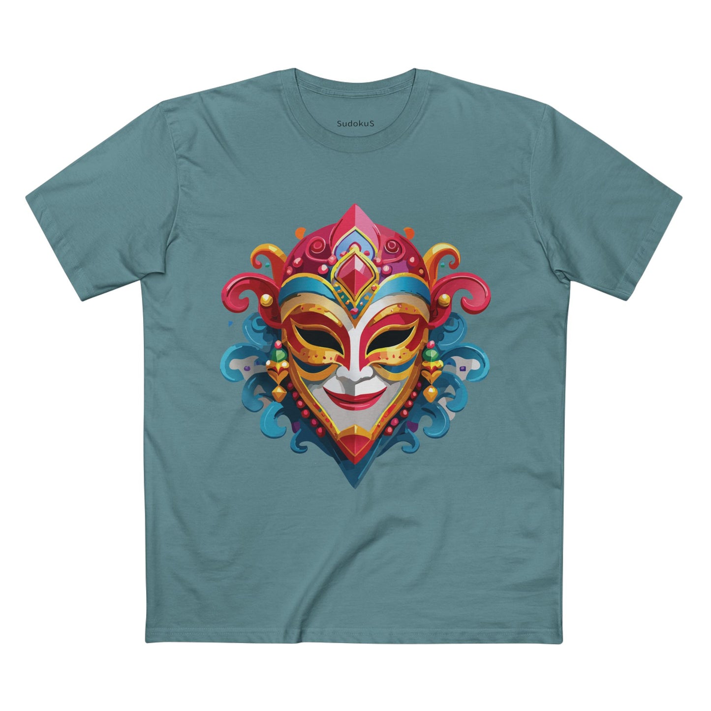 Mask Shirt, Shirt with Face - SudokuS