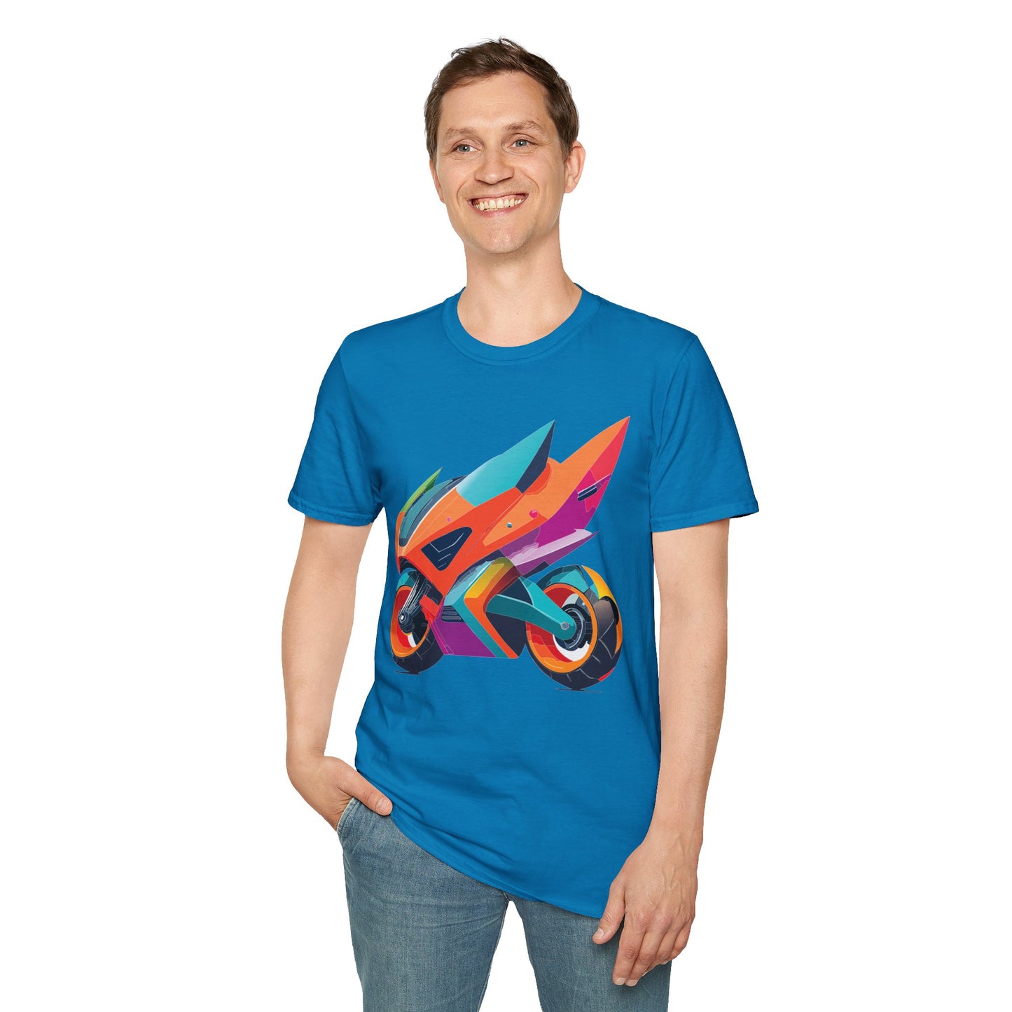 Bike T Shirt, Moto Shirt, Shirt with Motorcycle, MTB T Shirts