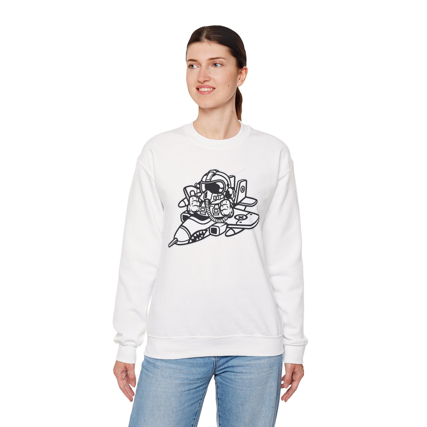 Space Shuttle Sweatshirt, Cosmic Sweatshirt, Astronaut Sweatshirt, Space Cosmic Sweatshirt