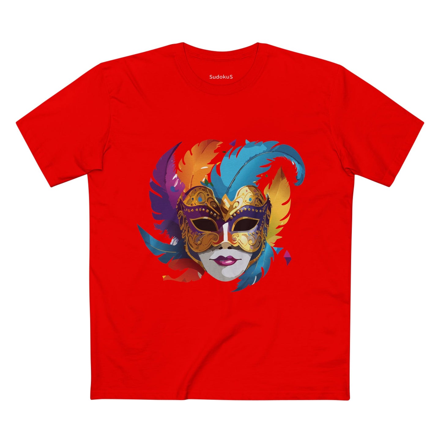 Mask Shirt, Shirt with Face - SudokuS