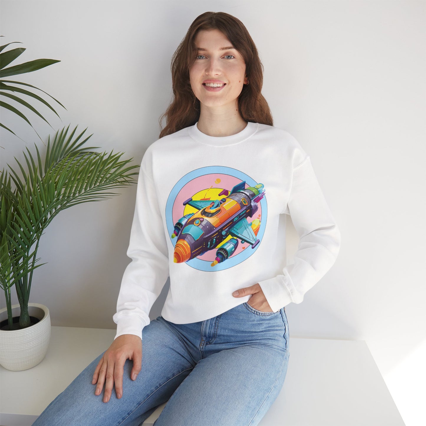 Space Shuttle Sweatshirt, Cosmic Sweatshirt, Astronaut Sweatshirt, Space Cosmic Sweatshirt