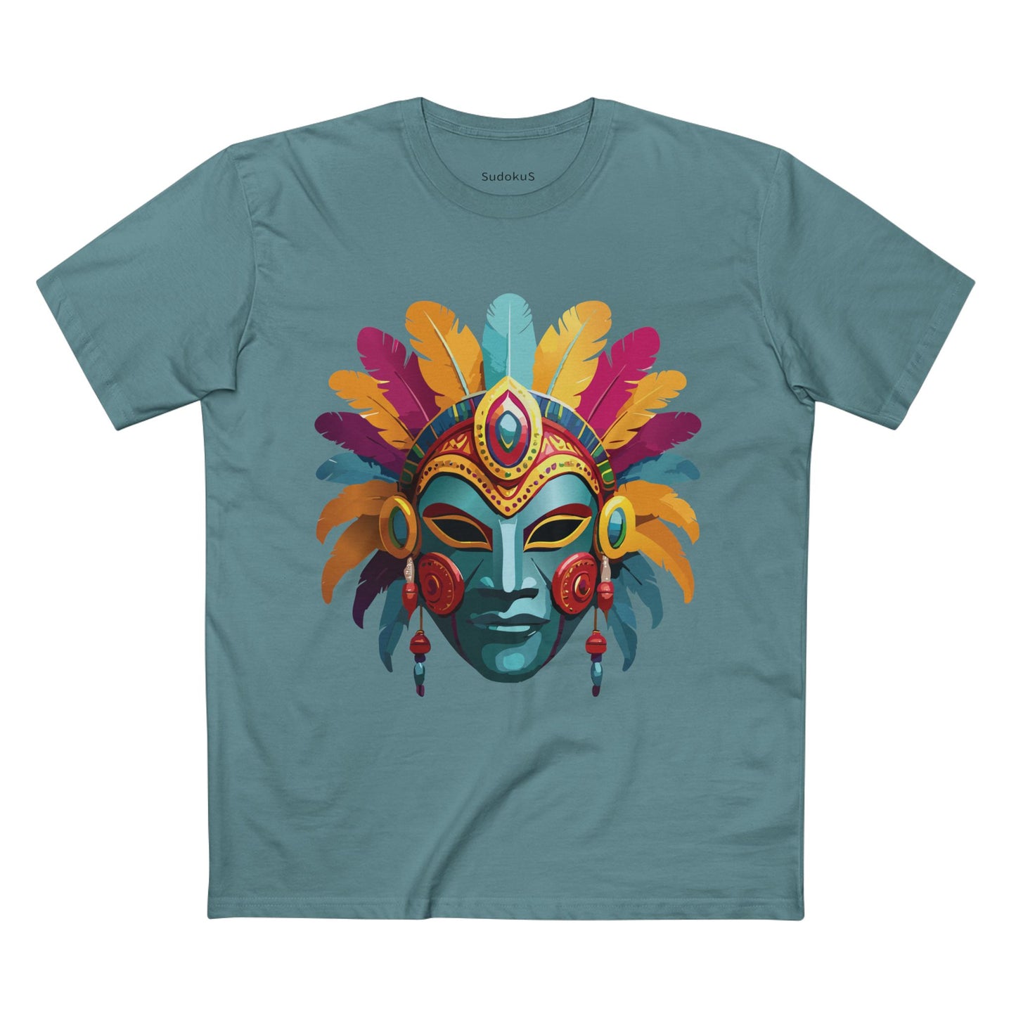 Mask Shirt, Shirt with Face - SudokuS