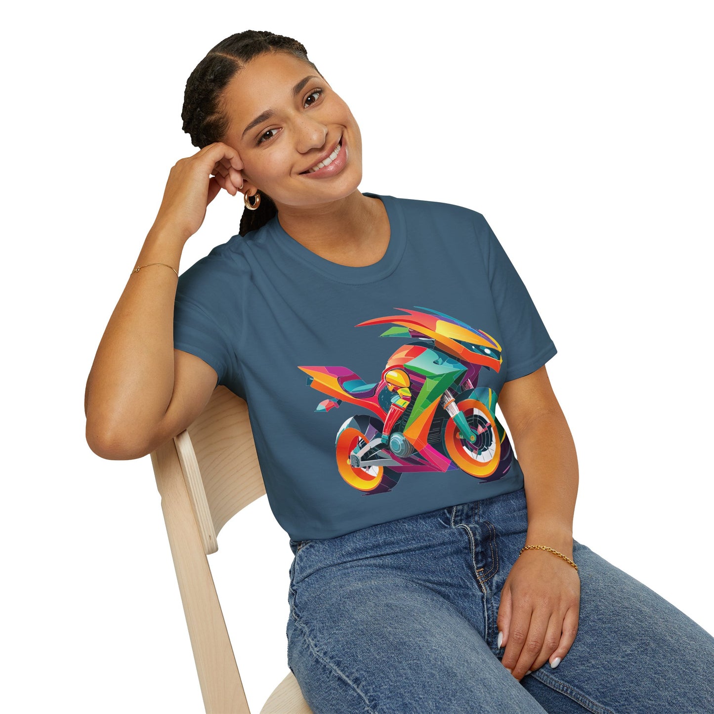 Bike T Shirt, Moto Shirt, Shirt with Motorcycle, MTB T Shirts
