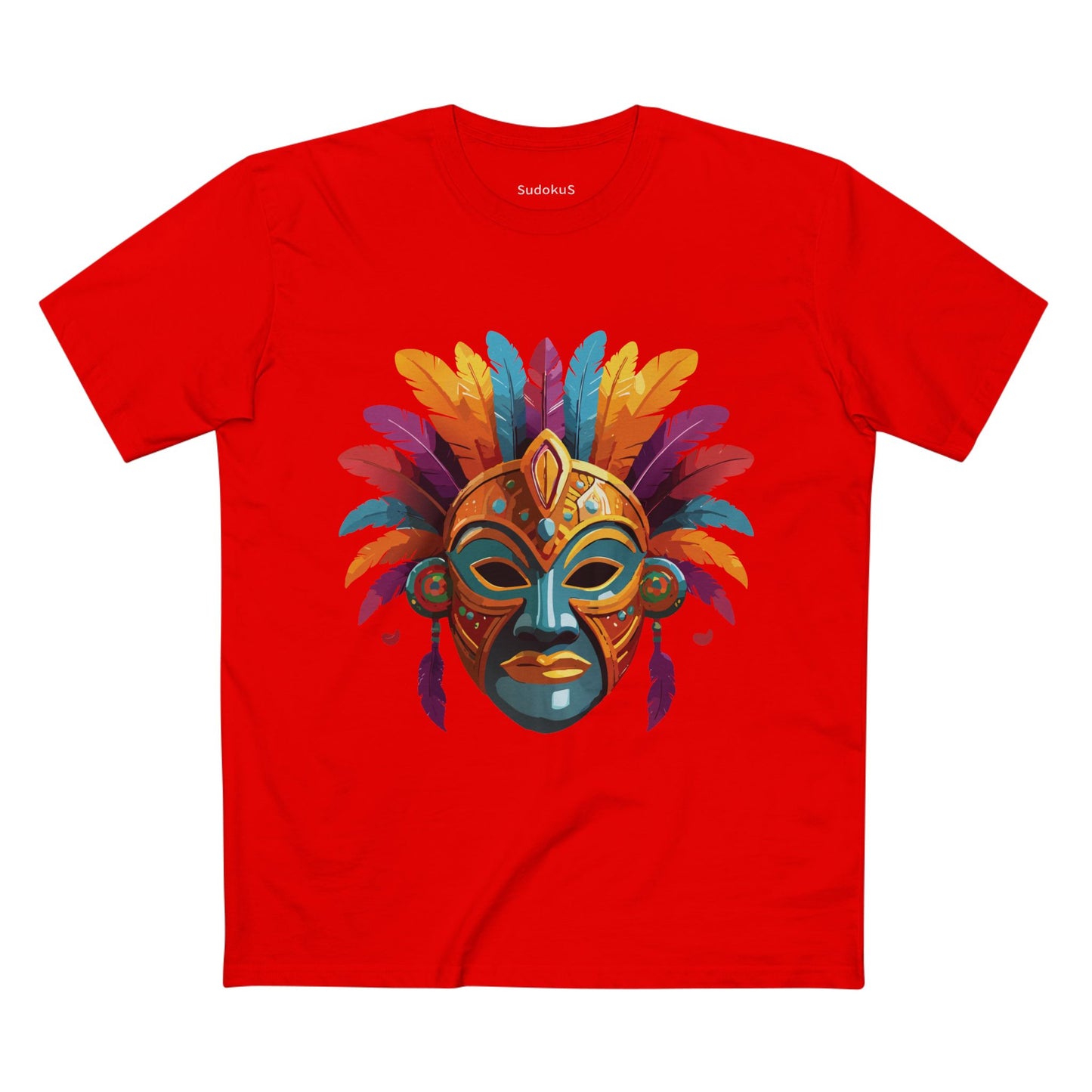 Mask Shirt, Shirt with Face - SudokuS