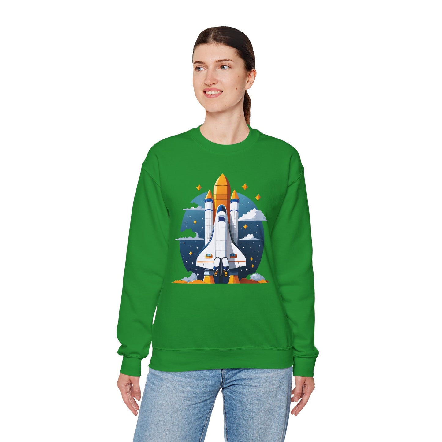 Space Shuttle Sweatshirt, Cosmic Sweatshirt, Astronaut Sweatshirt, Space Cosmic Sweatshirt