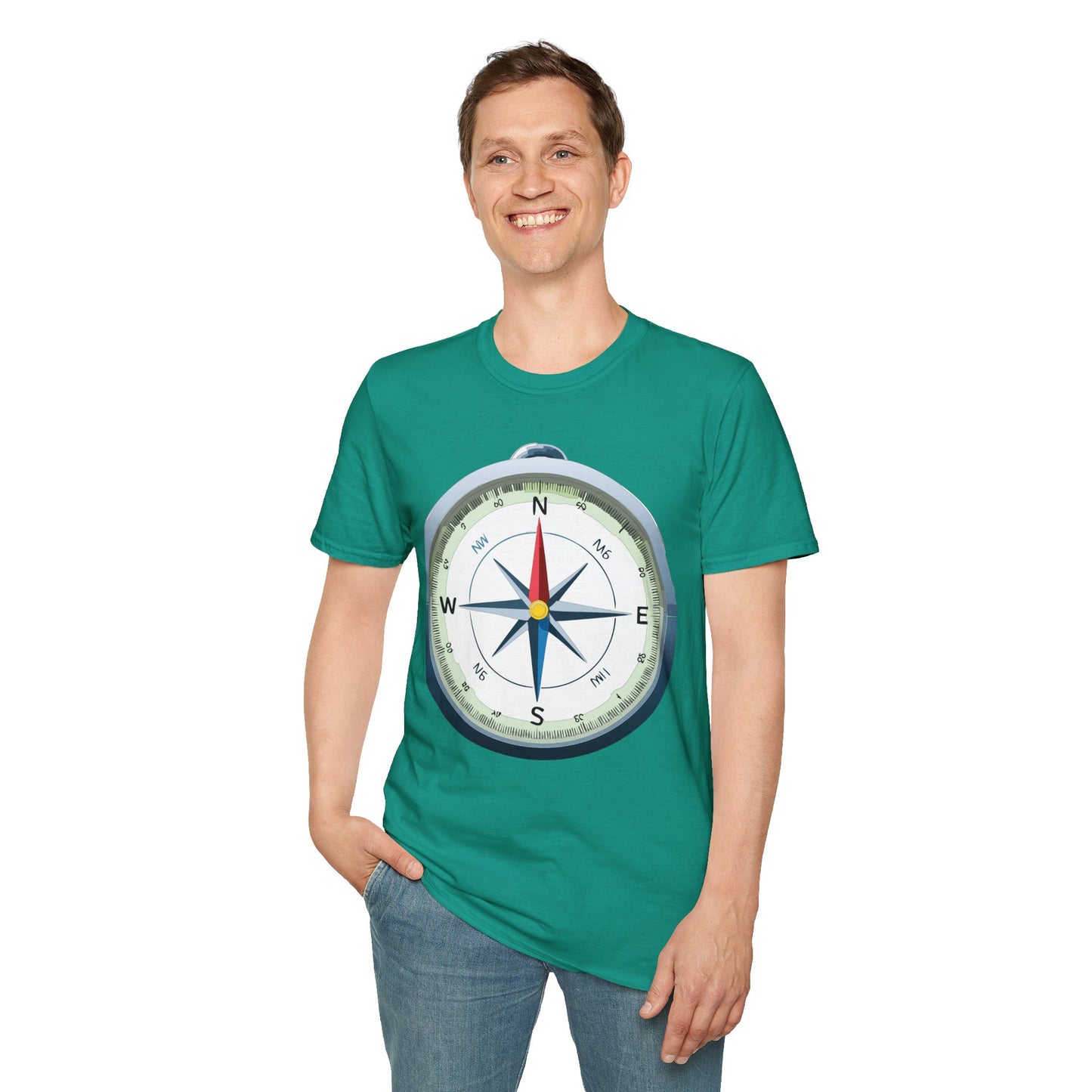 Compass T Shirt, Compass Shirt, Shirt with Compass, Navigator Shirt