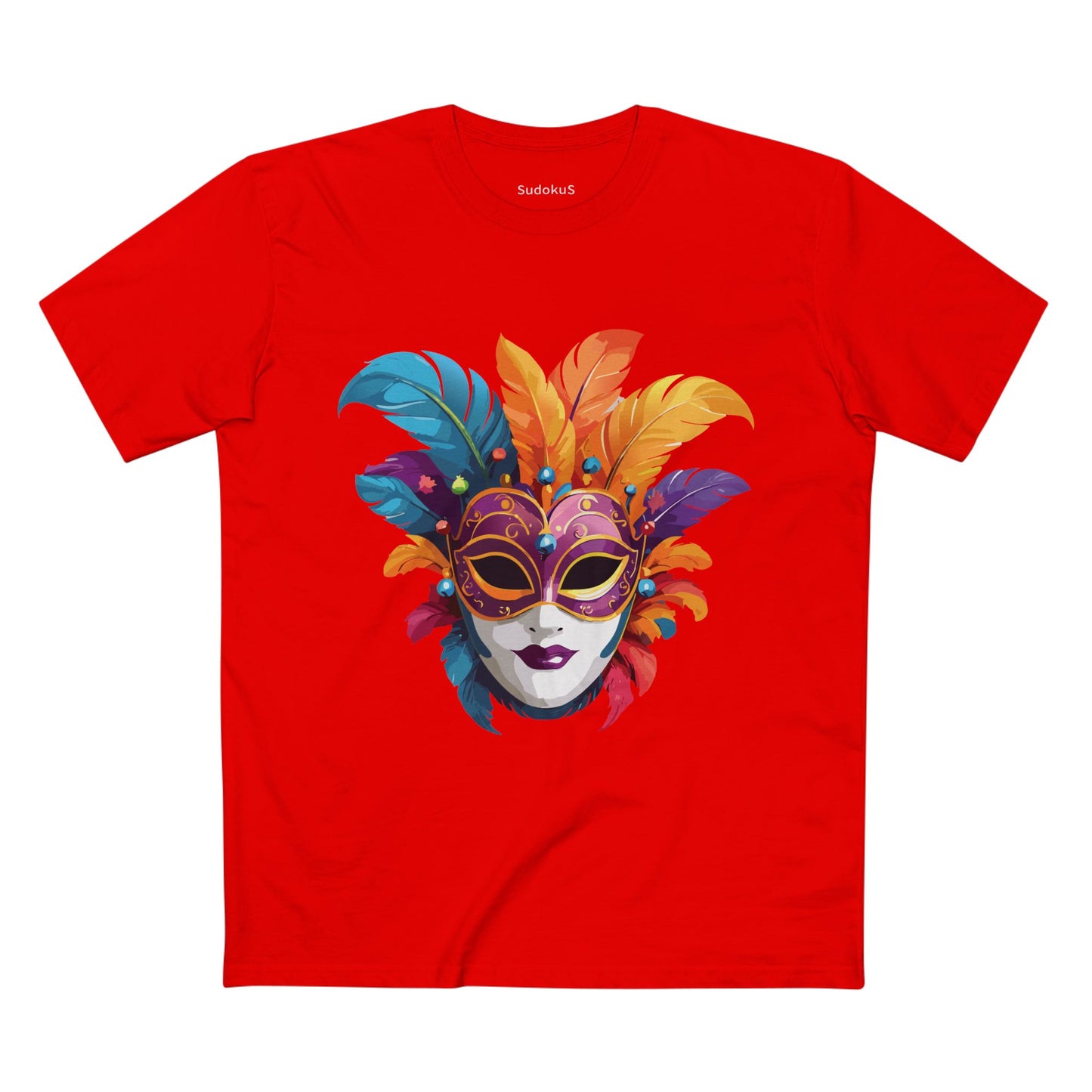 Mask Shirt, Shirt with Face - SudokuS