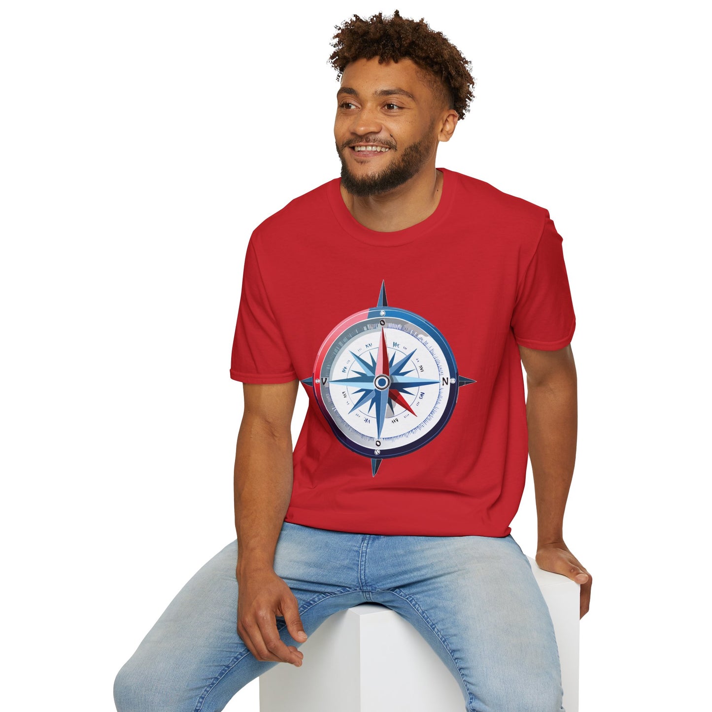 Compass T Shirt, Compass Shirt, Shirt with Compass, Navigator Shirt