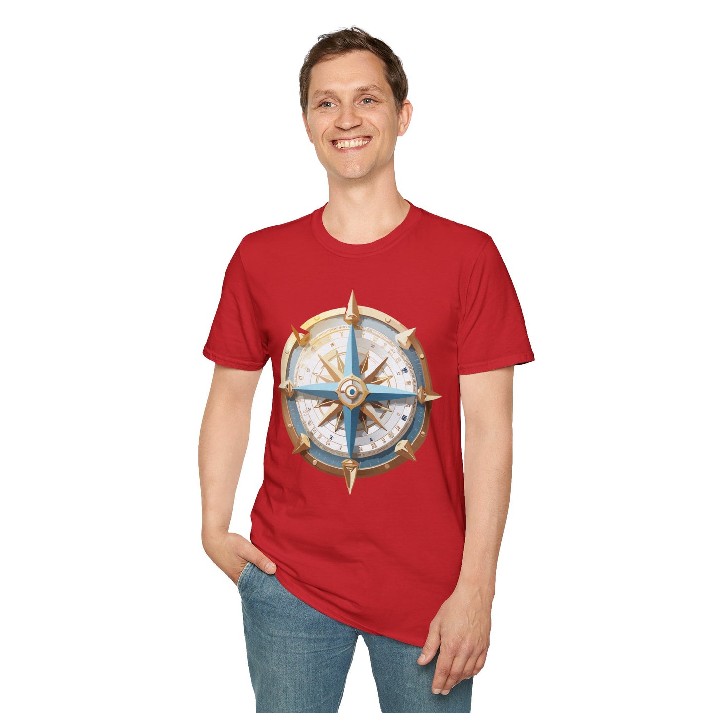 Compass T Shirt, Compass Shirt, Shirt with Compass, Navigator Shirt