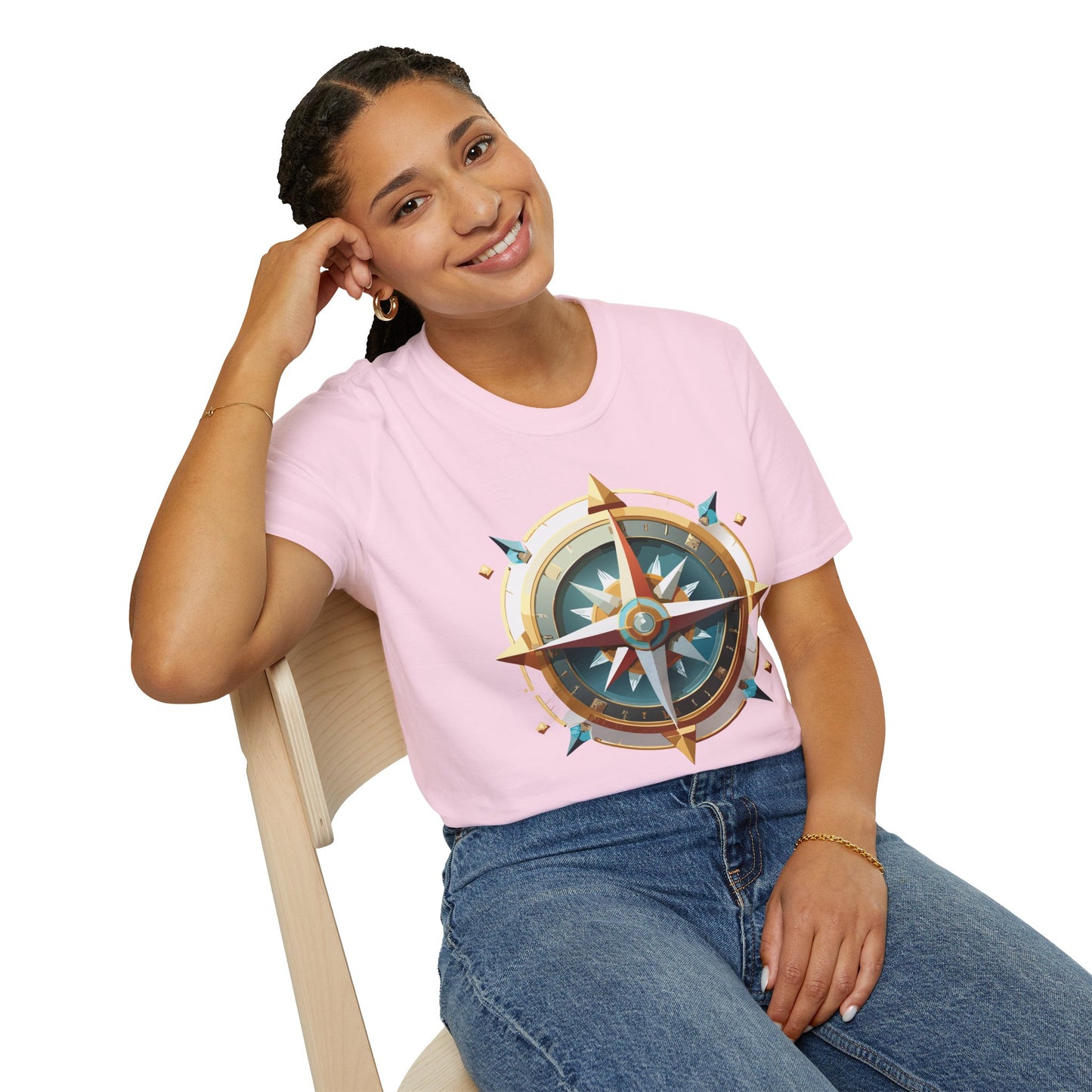 Compass T Shirt, Compass Shirt, Shirt with Compass, Navigator Shirt