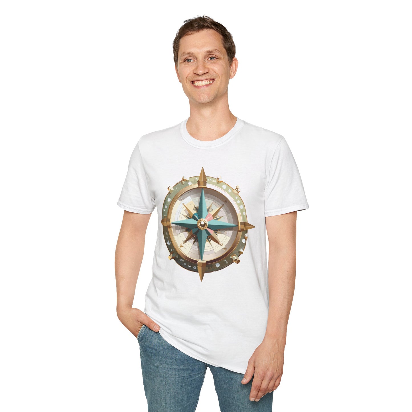 Compass T Shirt, Compass Shirt, Shirt with Compass, Navigator Shirt