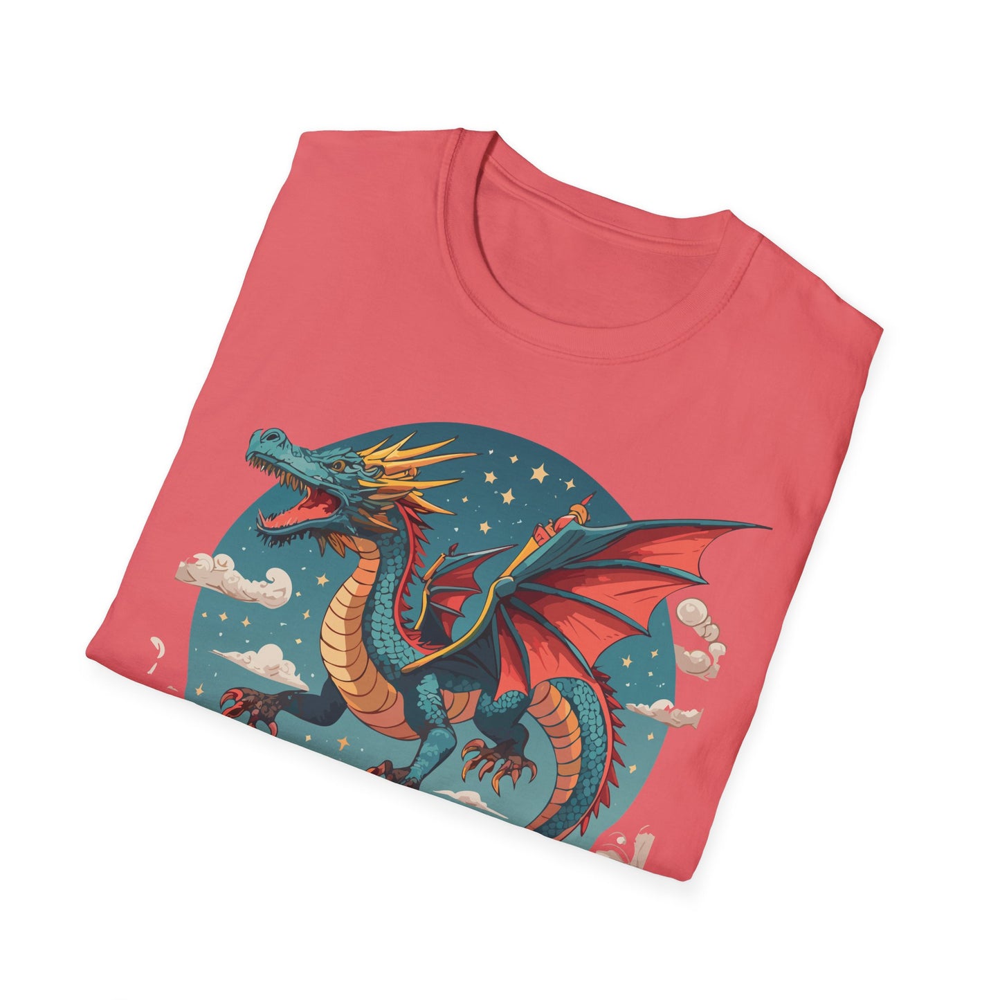 Dragon T Shirt, Dragon Shirt, Shirt with Animals, Animal Shirt